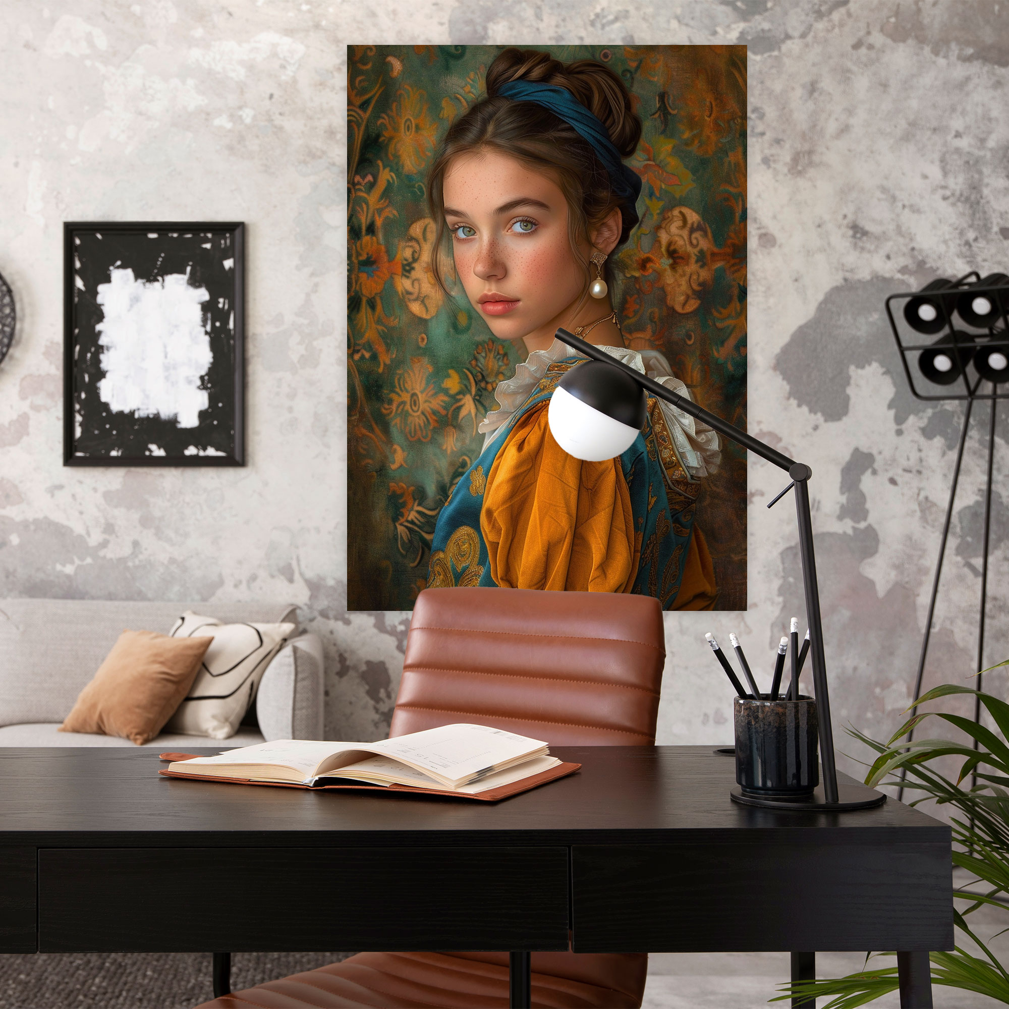 Johannes Vermeer Style Wall Art - Johannes Vermeer, Canvas Wall Art, Home Decoration, Wall Art