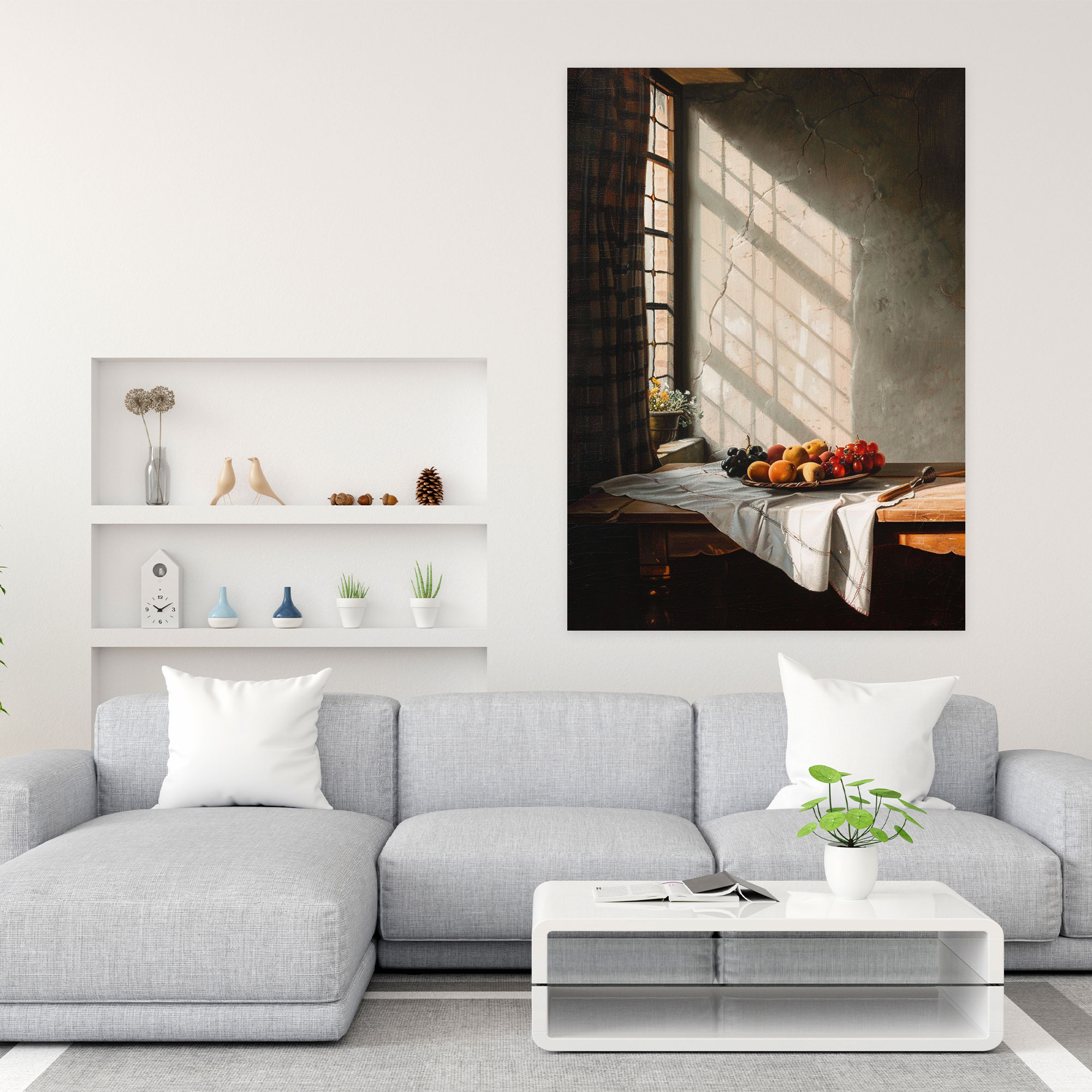 Johannes Vermeer Style Canvas Print - Johannes Vermeer, Canvas Print, Canvas, Wall Art