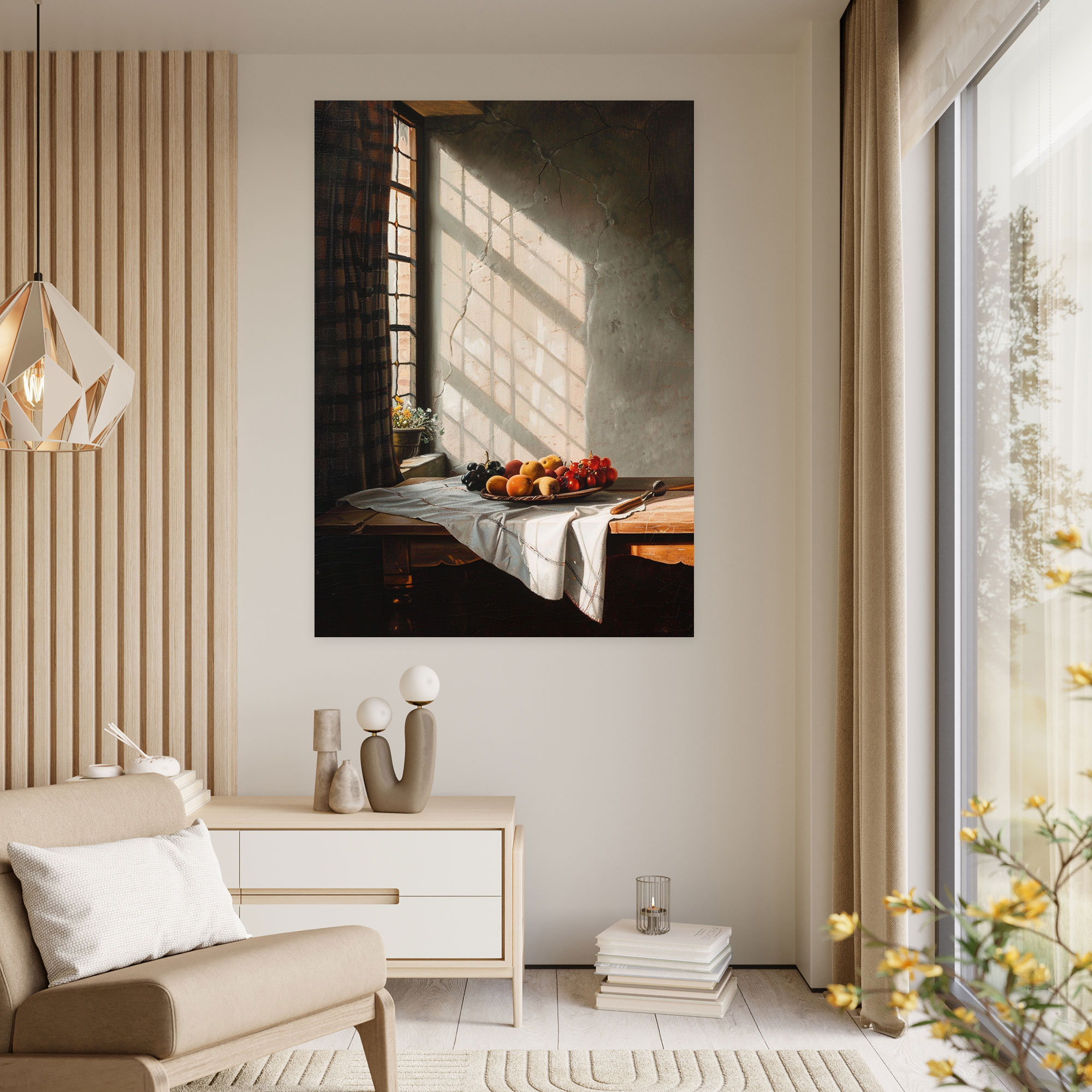 Johannes Vermeer Style Canvas Print - Johannes Vermeer, Canvas Print, Canvas, Wall Art