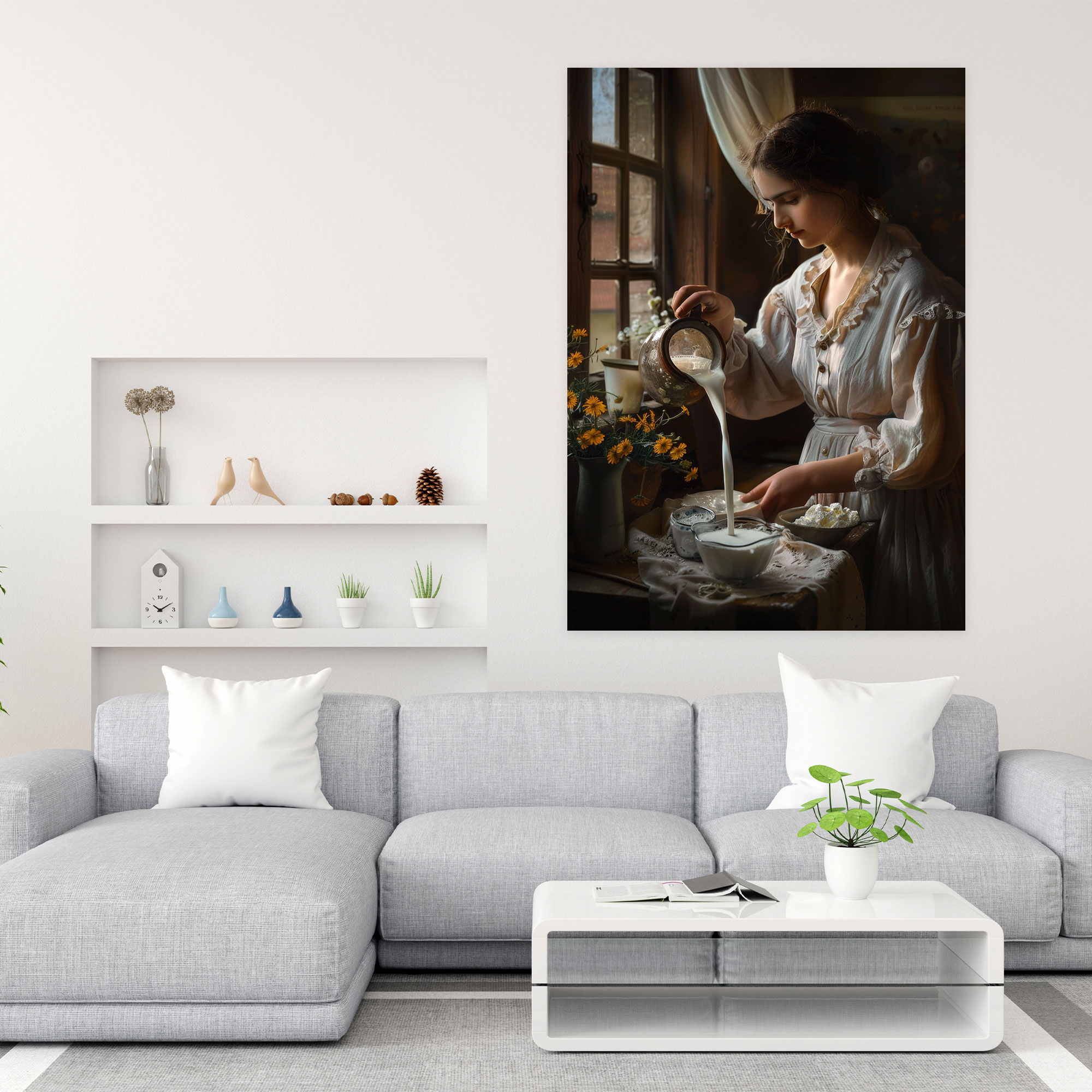 Johannes Vermeer Style Wall Art - Johannes Vermeer, Canvas Print, Canvas Wall Art, Canvas