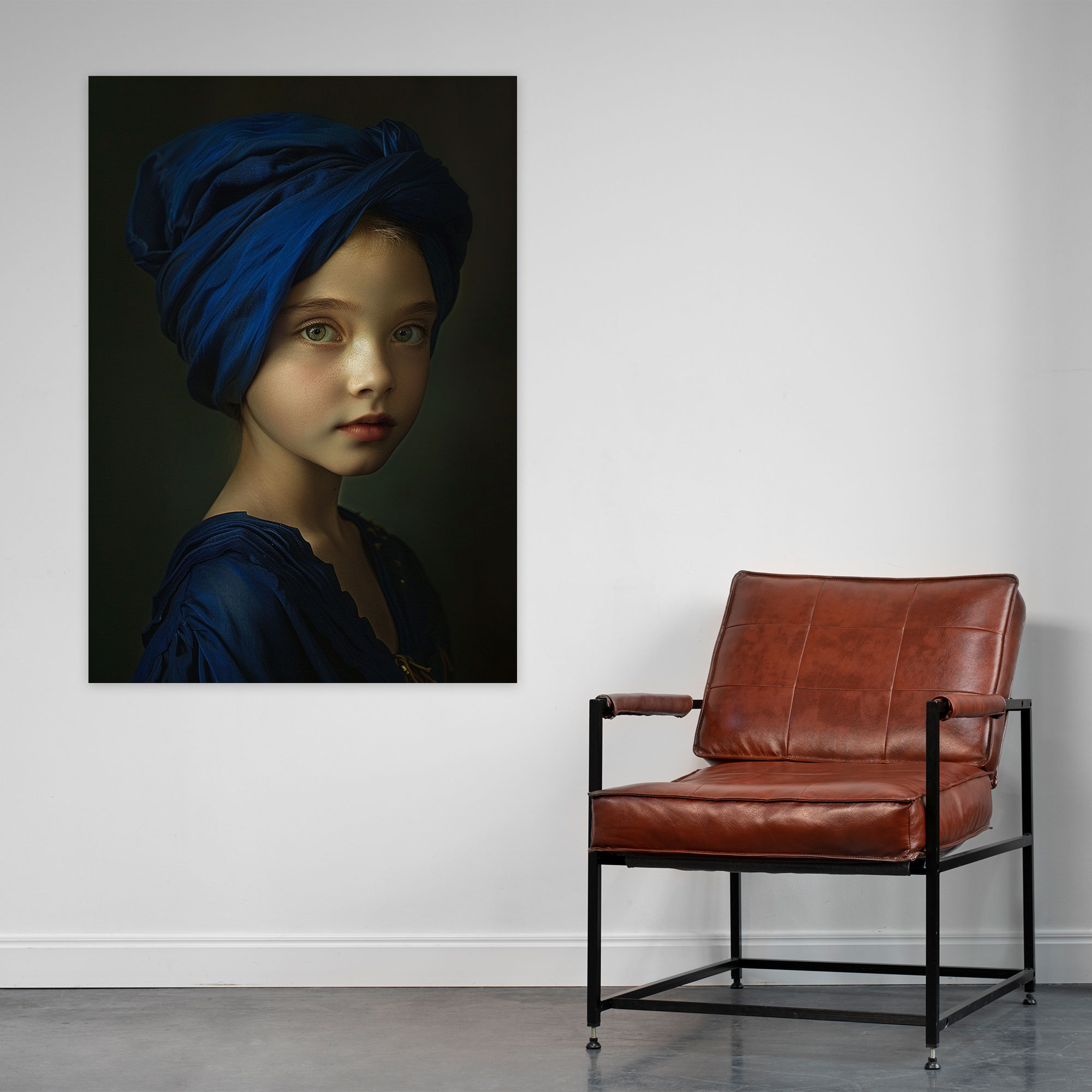 Johannes Vermeer Style Canvas Print - Johannes Vermeer, Wall Art, Wall Decoration, Canvas