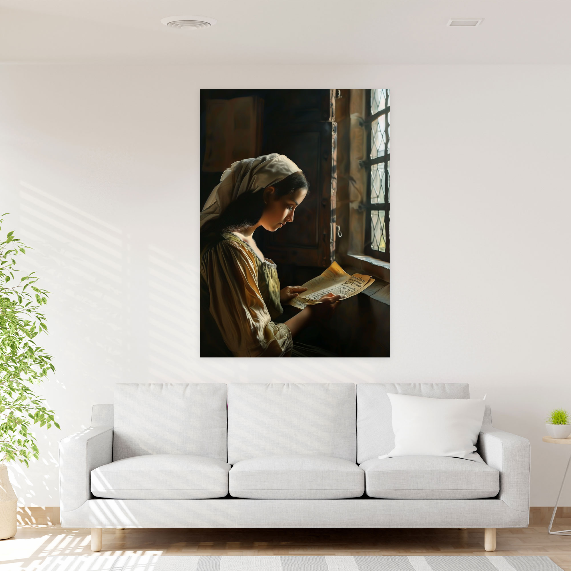Johannes Vermeer Canvas Print - Johannes Vermeer, Home Decoration, Canvas Wall Art, Johannes Vermeer