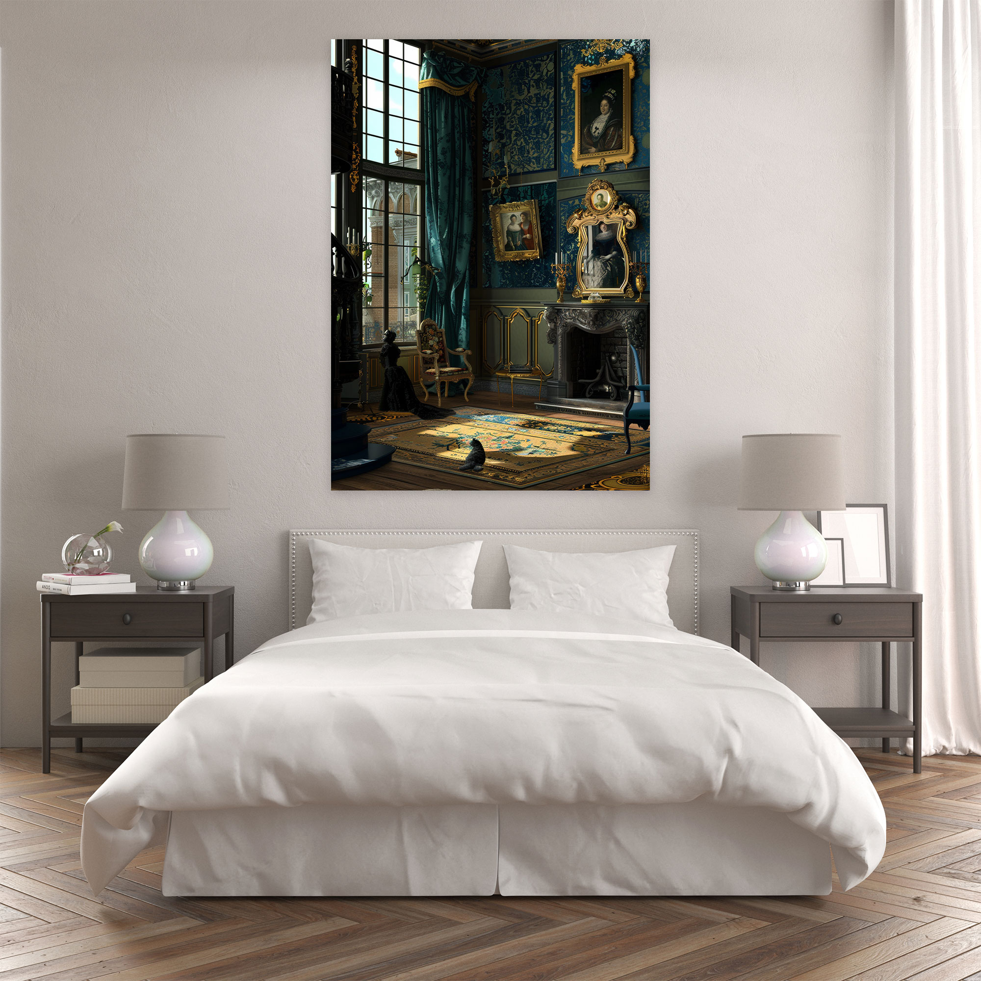 Johannes Vermeer Duvar Dekorasyonu - Duvar Sanatı Kanvas Tablo - Johannes Vermeer