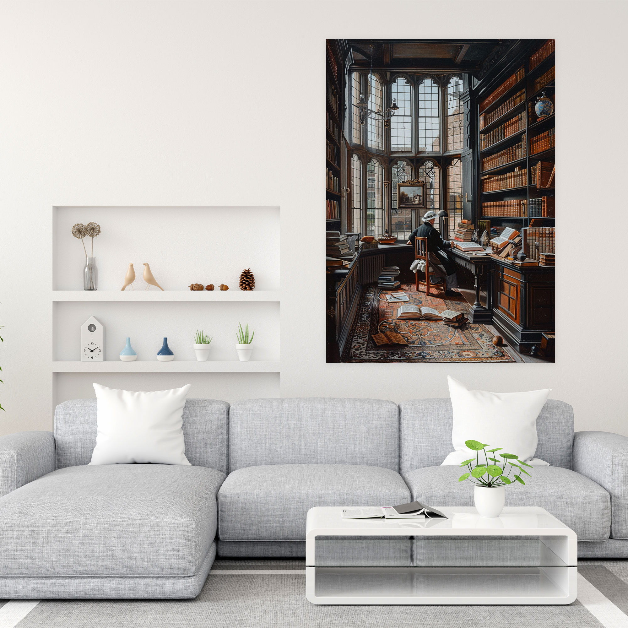 Johannes Vermeer Duvar Sanatı - Duvar Dekorasyonu Kanvas Tablo Ev Dekorasyonu