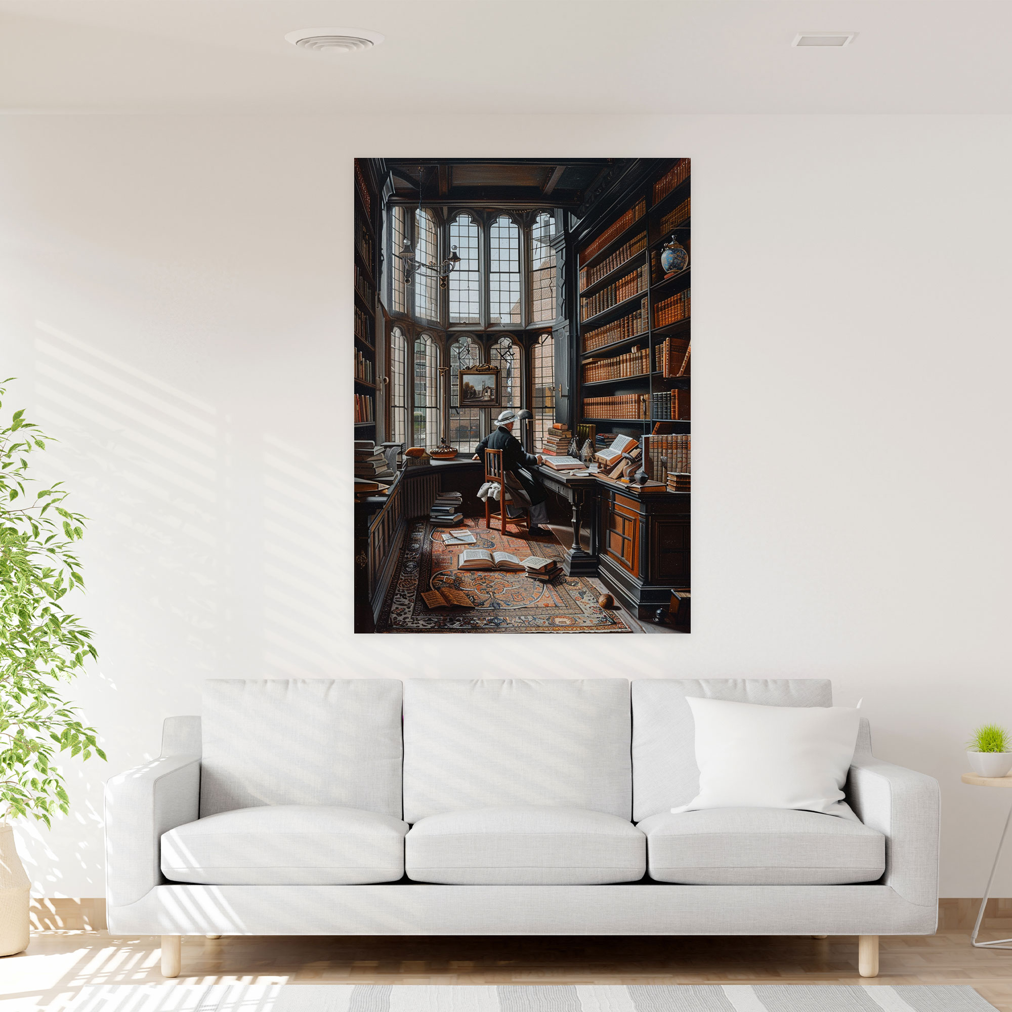 Johannes Vermeer Duvar Sanatı - Duvar Dekorasyonu Kanvas Tablo Ev Dekorasyonu