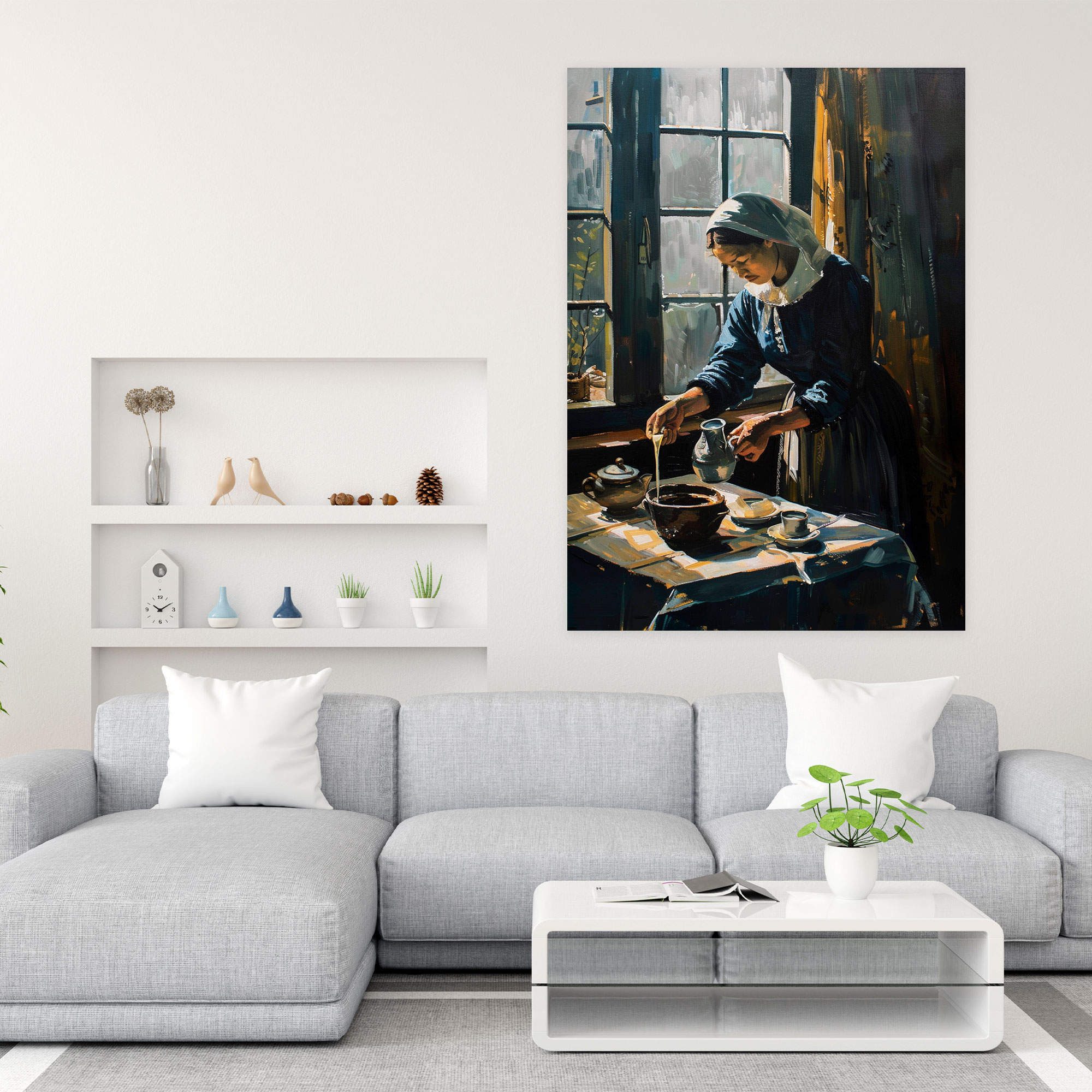 Johannes Vermeer Canvas Print - Johannes Vermeer, Johannes Vermeer, Canvas Wall Art, Wall Decoration