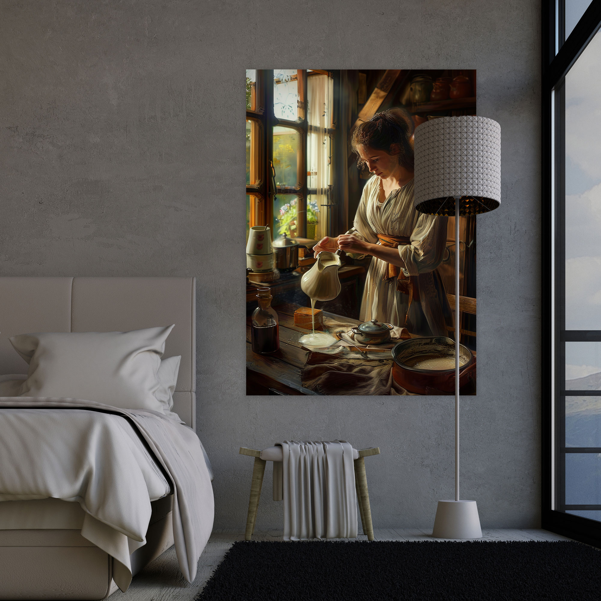 Johannes Vermeer Canvas Print Wall Decoration - Johannes Vermeer, Wall Art, Canvas Wall Art, Home Decoration