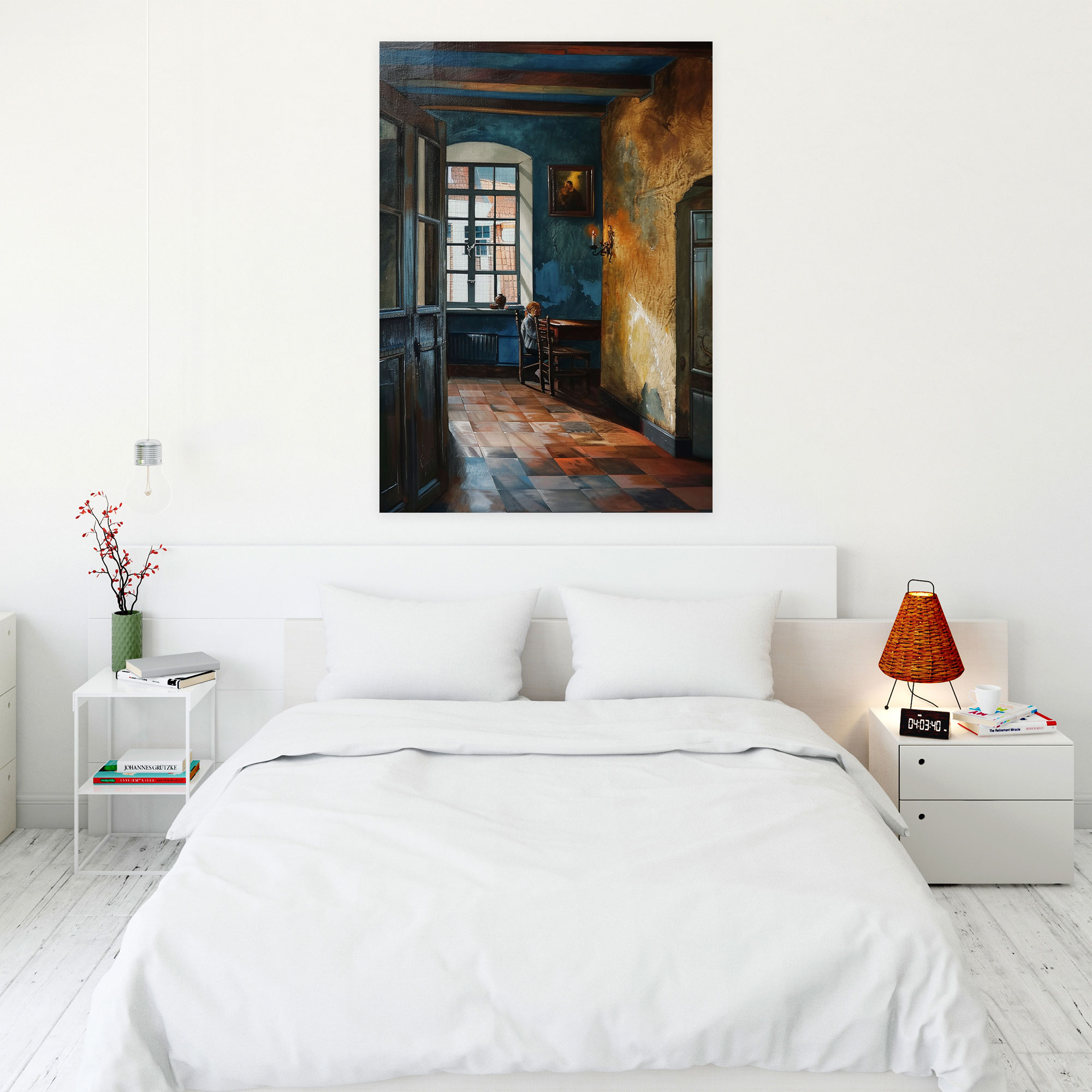 Johannes Vermeer Duvar Dekorasyonu Kanvas Tablo - Johannes Vermeer Kanvas Duvar Sanatı