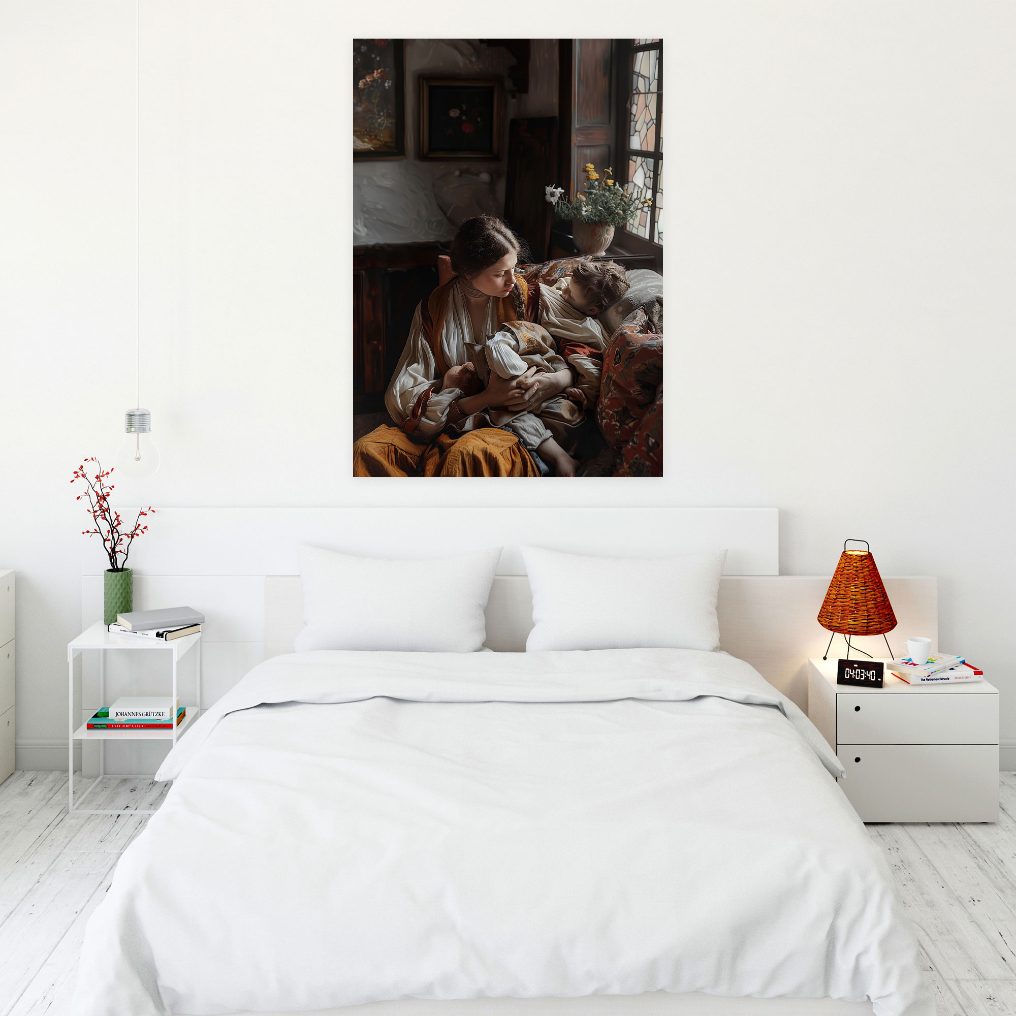 Johannes Vermeer Kanvas Tablo Duvar Sanatı - Johannes Vermeer Kanvas Duvar Sanatı