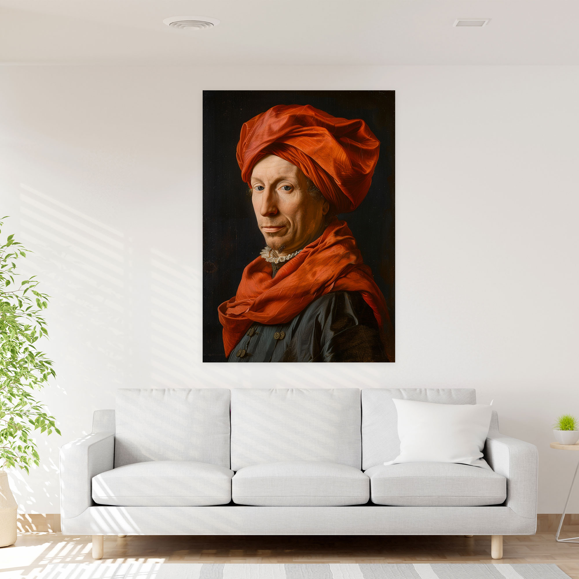 Johannes Vermeer Wall Art - Man With Turban - Johannes Vermeer, Canvas Wall Art, Canvas, Wall Art