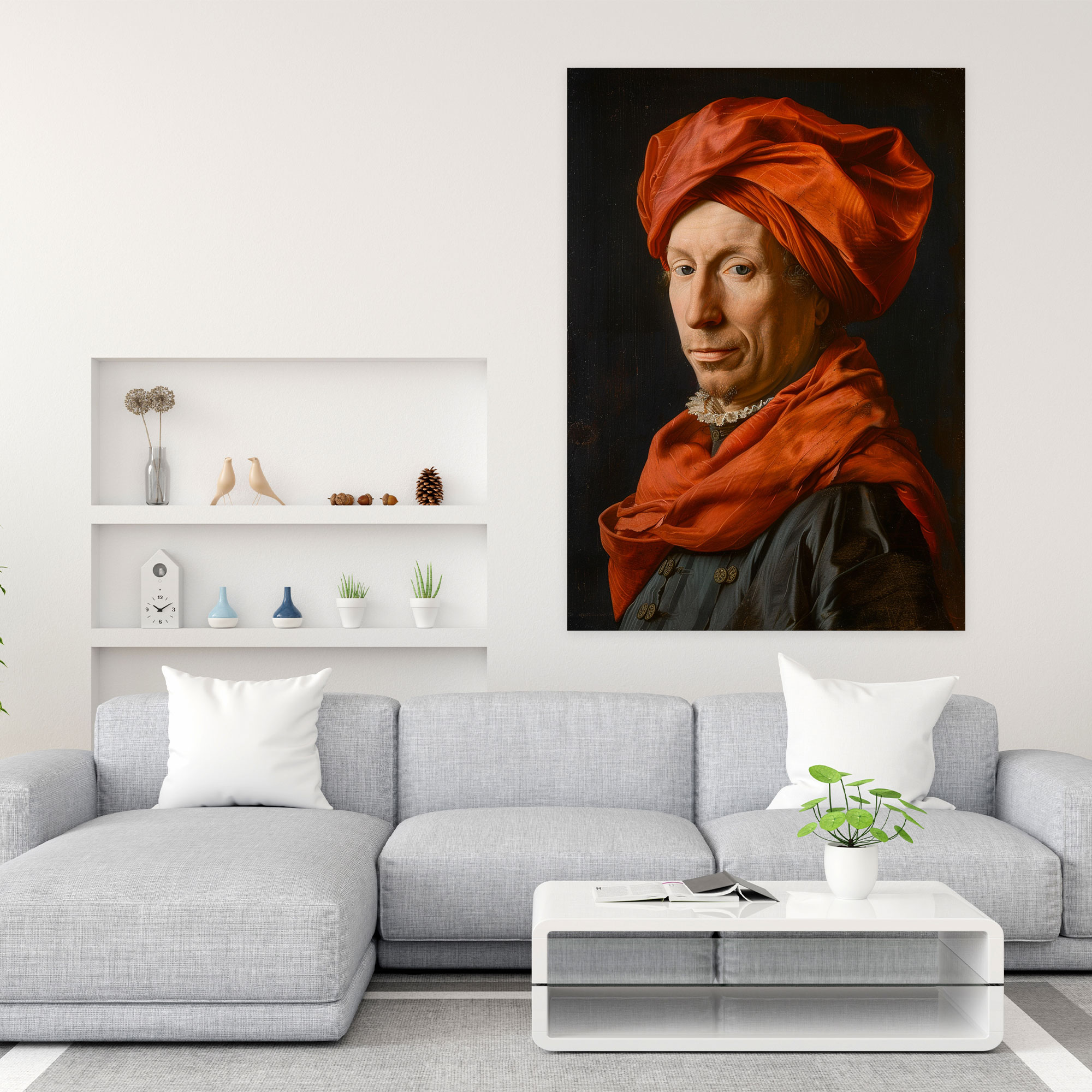 Johannes Vermeer Wall Art - Man With Turban - Johannes Vermeer, Canvas Wall Art, Canvas, Wall Art