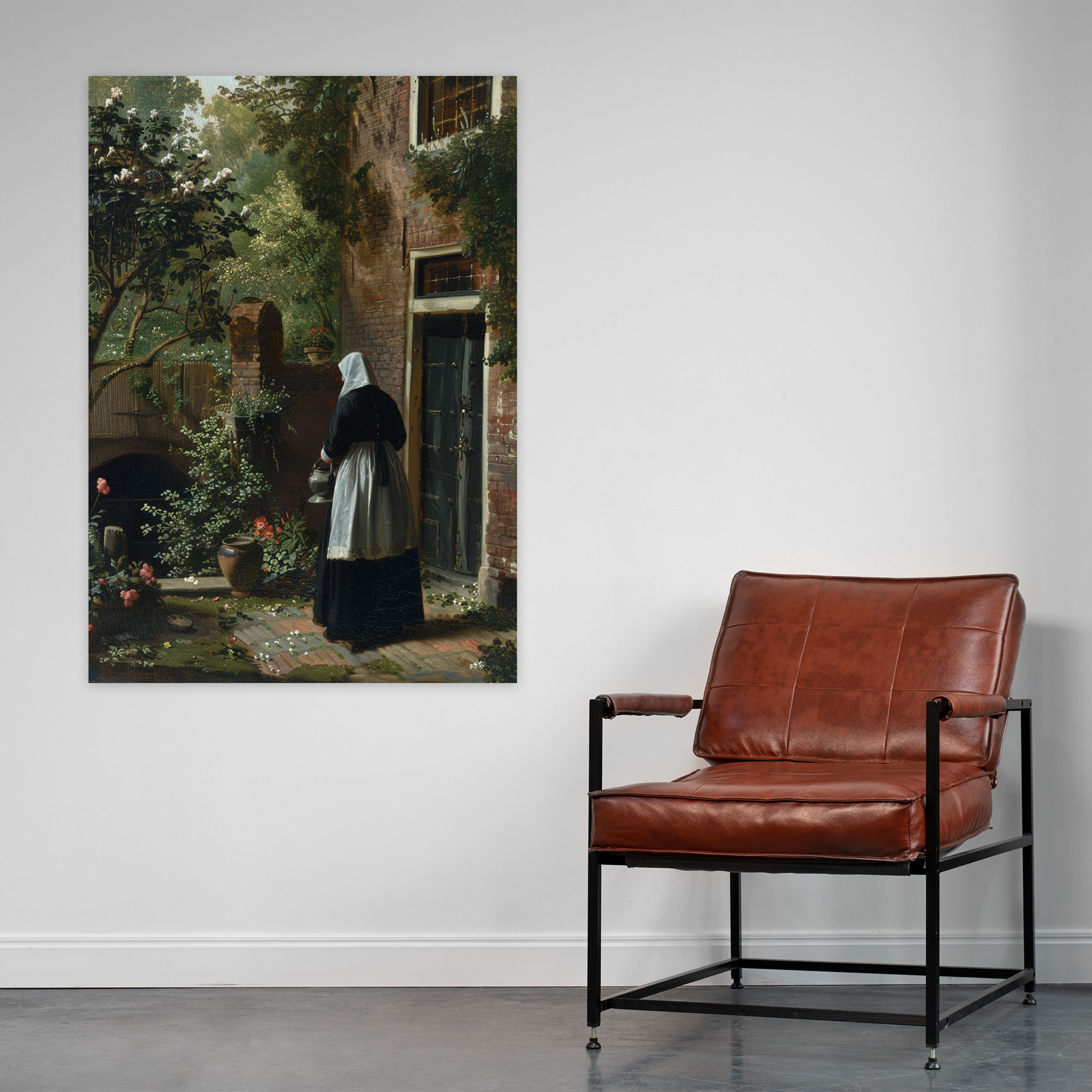 Johannes Vermeer Tablo Dekorasyonu - Su Testisi Tutan Kadın - Kanvas Duvar Sanatı