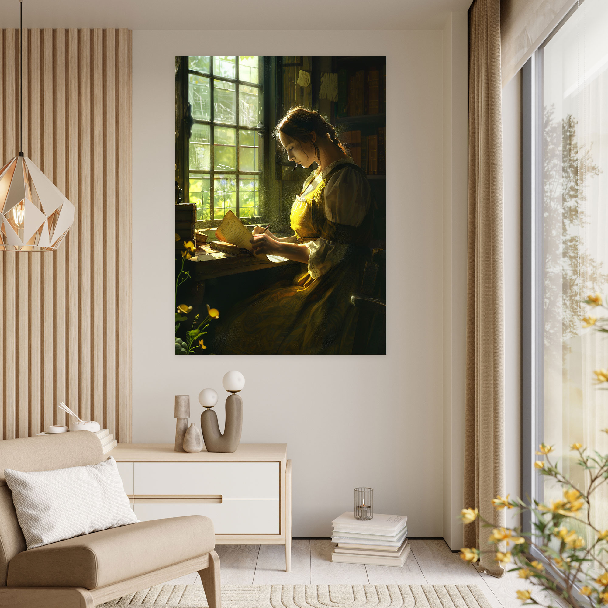 Johannes Vermeer Wall Decoration - Johannes Vermeer, Johannes Vermeer, Wall Decoration, Canvas Wall Art