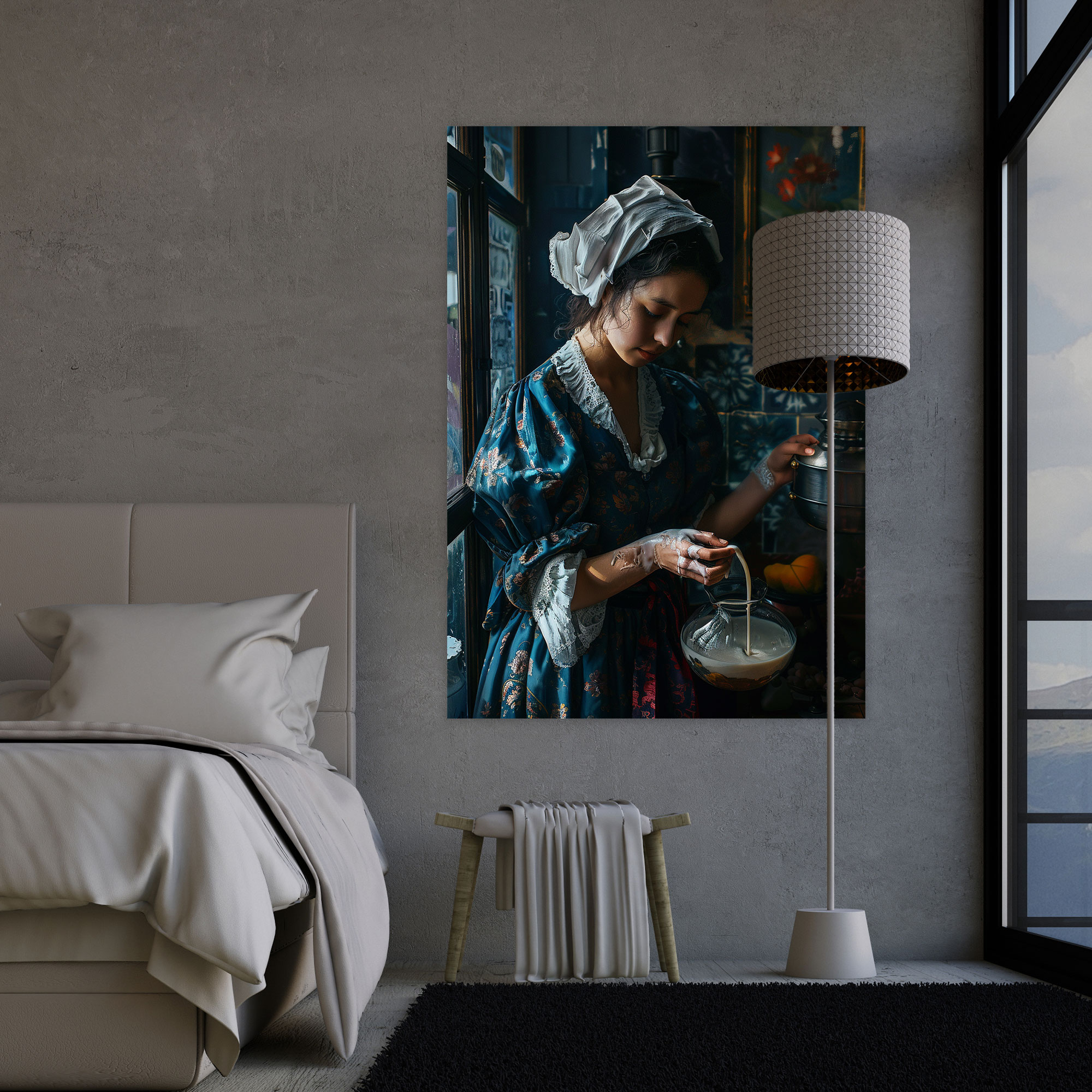 Johannes Vermeer Wall Art - Johannes Vermeer, Johannes Vermeer, Home Decoration, Canvas