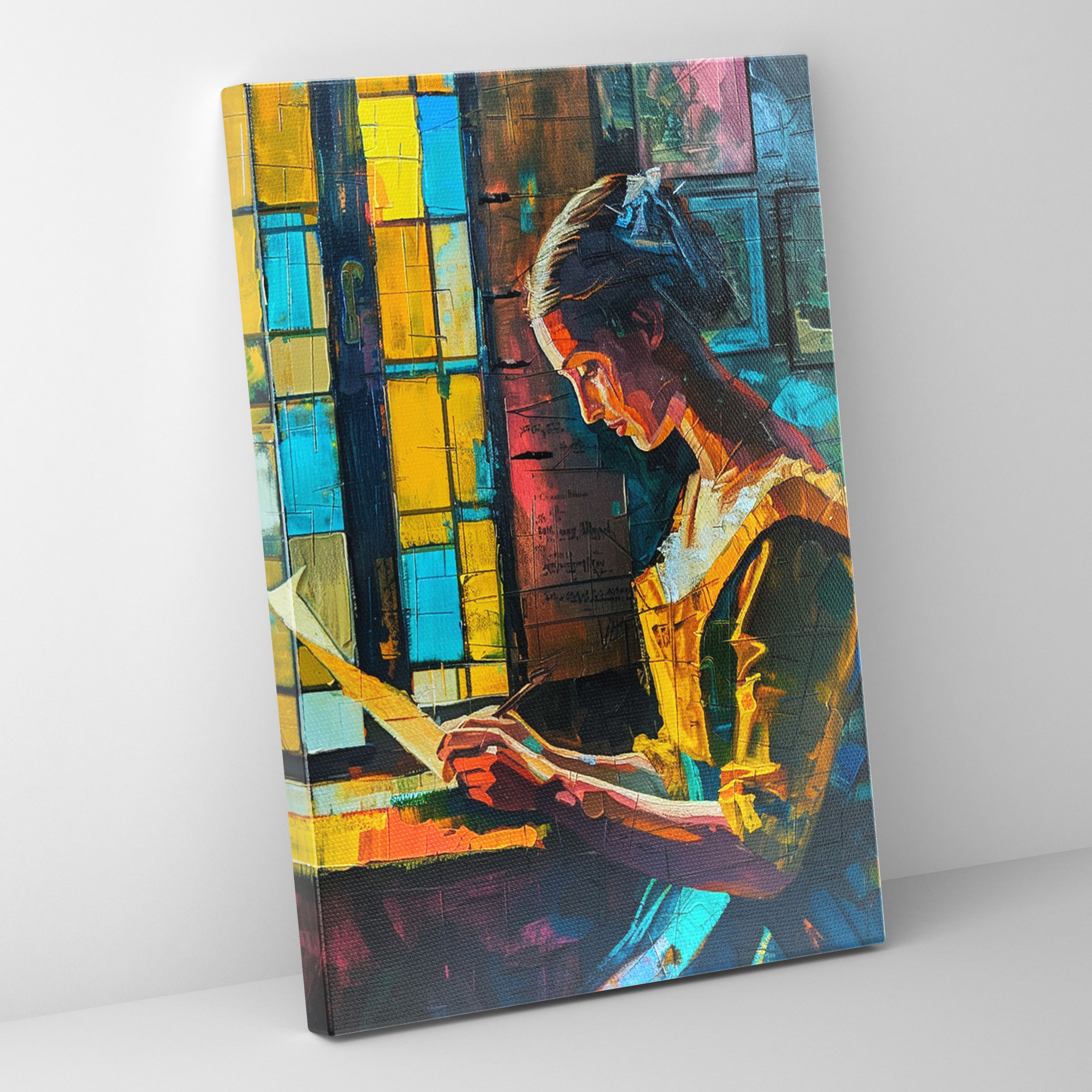 Johannes Vermeer Canvas Print - Johannes Vermeer, Canvas Print, Wall Decoration, Canvas