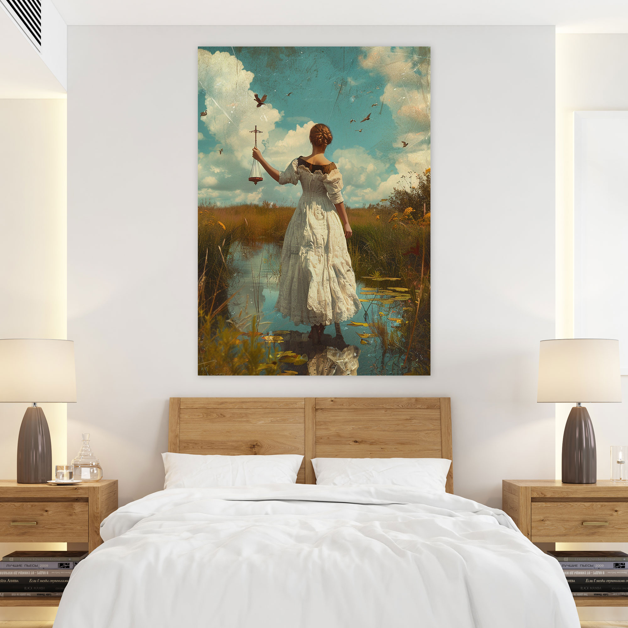 Johannes Vermeer Duvar Dekorasyonu - Kanvas Tablo Ev Dekorasyonu