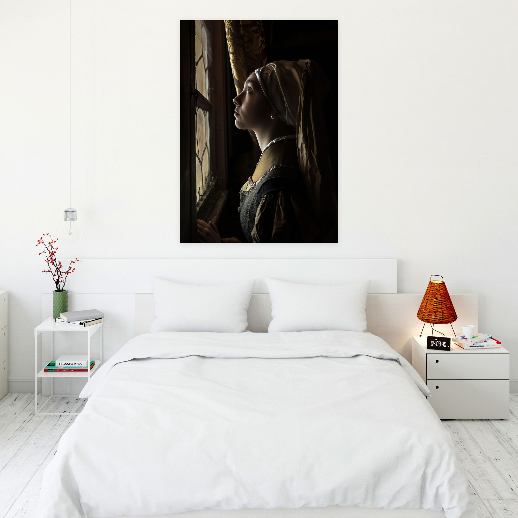 Johannes Vermeer Tablo Dekorasyonu - Kanvas Tablo Sanatı Ev Dekorasyonu