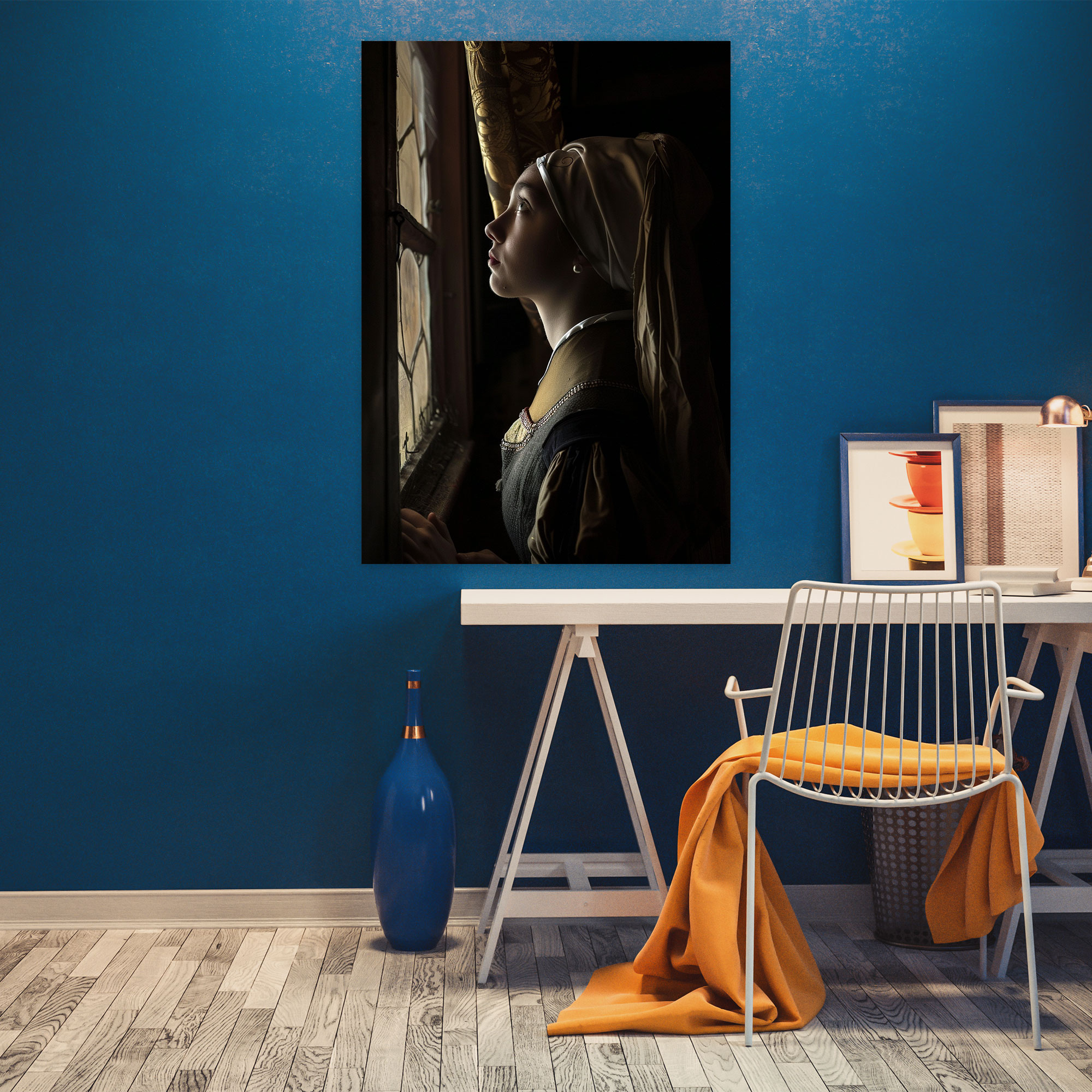 Johannes Vermeer Tablo Dekorasyonu - Kanvas Tablo Sanatı Ev Dekorasyonu