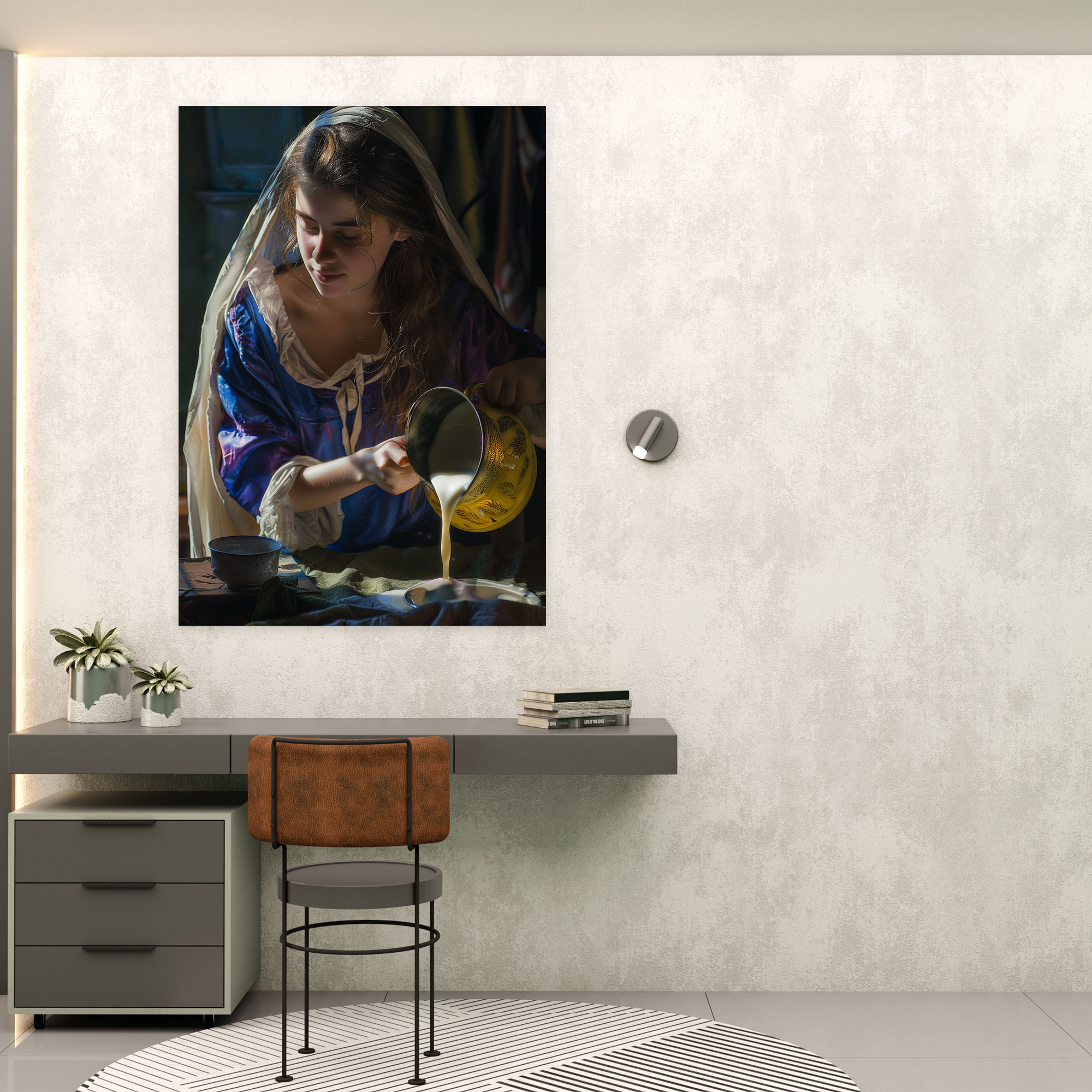 Johannes Vermeer Wall Art - Johannes Vermeer, Canvas Wall Art, Canvas Print, Wall Decoration