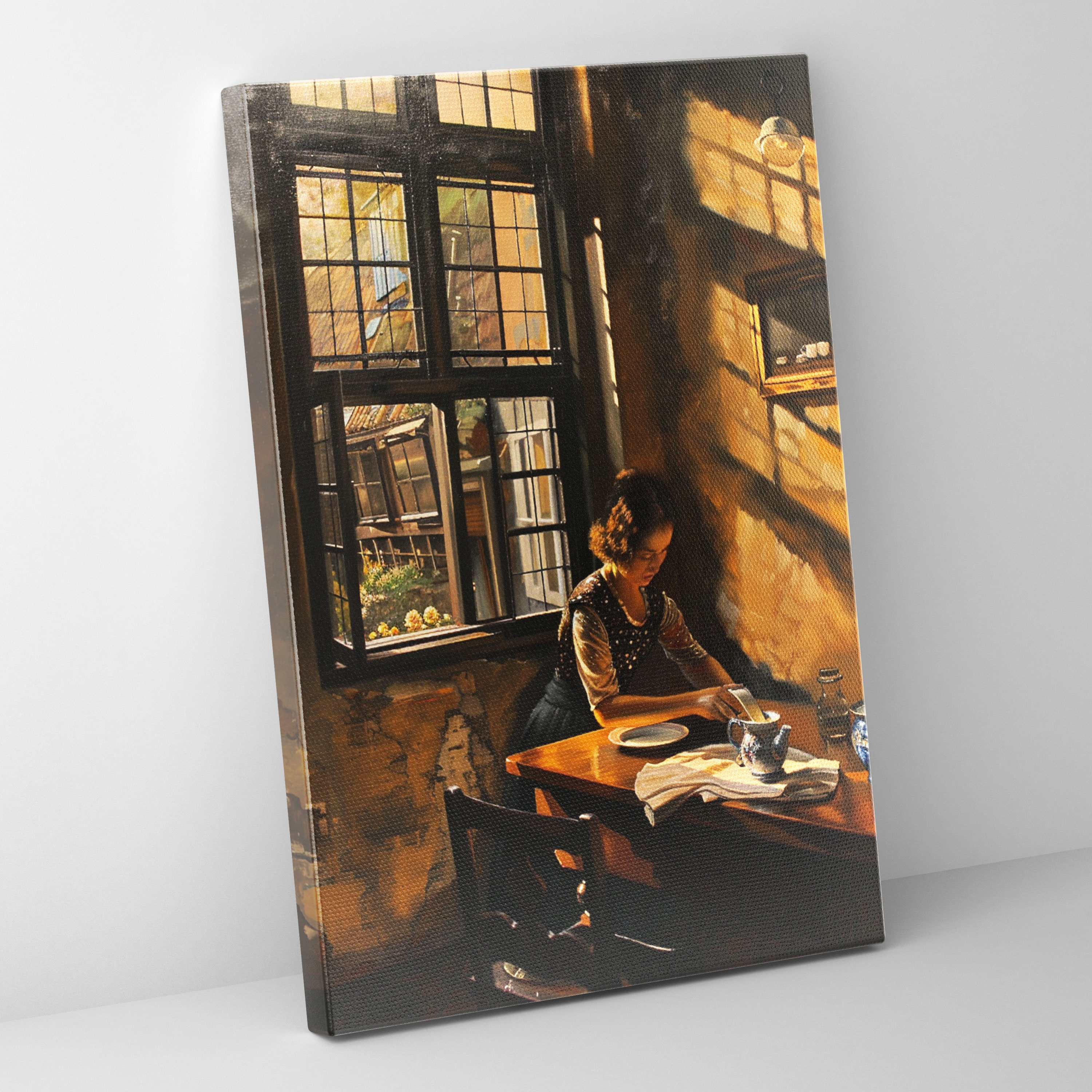 Johannes Vermeer Woman Pouring Milk Canvas Print - Johannes Vermeer, Canvas Print, Wall Art, Johannes Vermeer