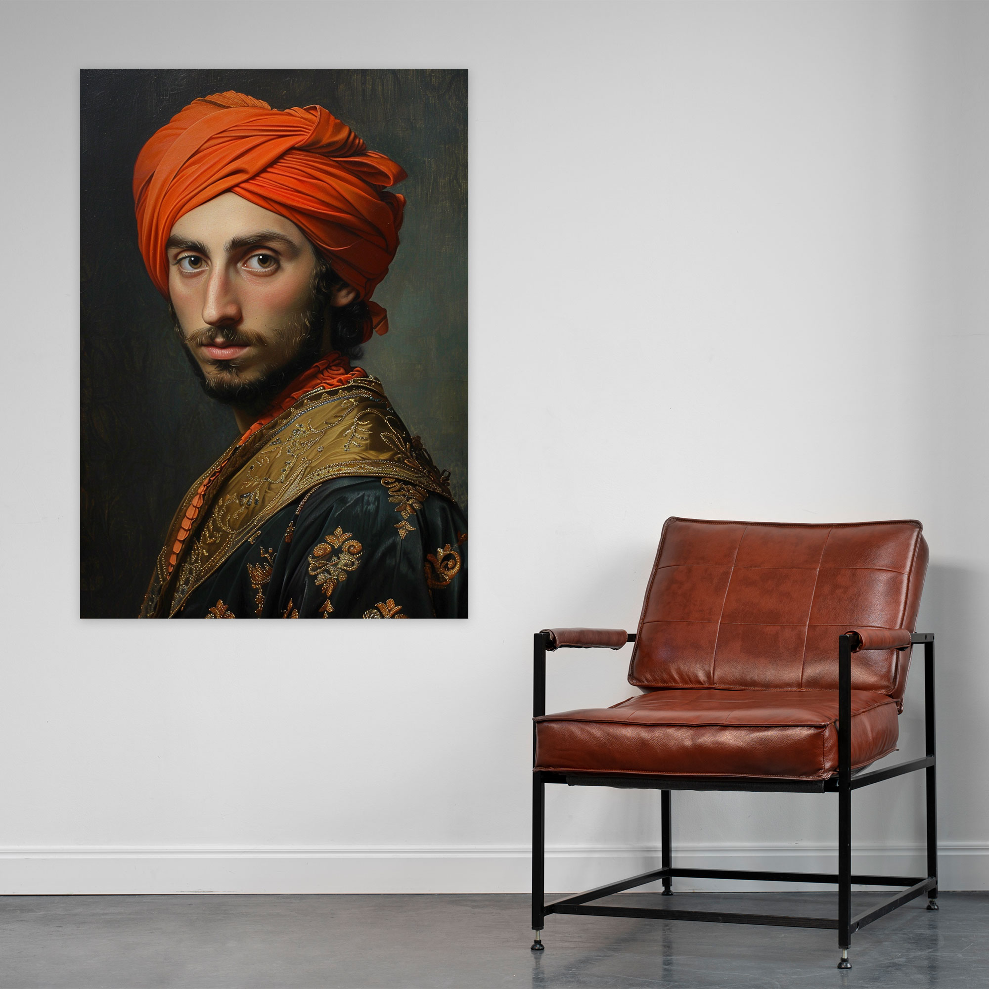 Natural Light Man With Turban Canvas Print - Johannes Vermeer, Wall Art, Johannes Vermeer, Canvas