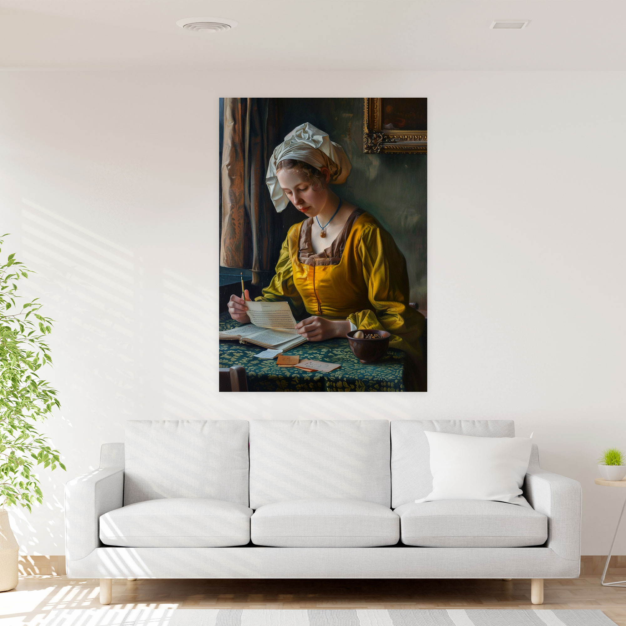 Johannes Vermeer Canvas Print - Johannes Vermeer, Canvas Wall Art, Johannes Vermeer, Canvas Print