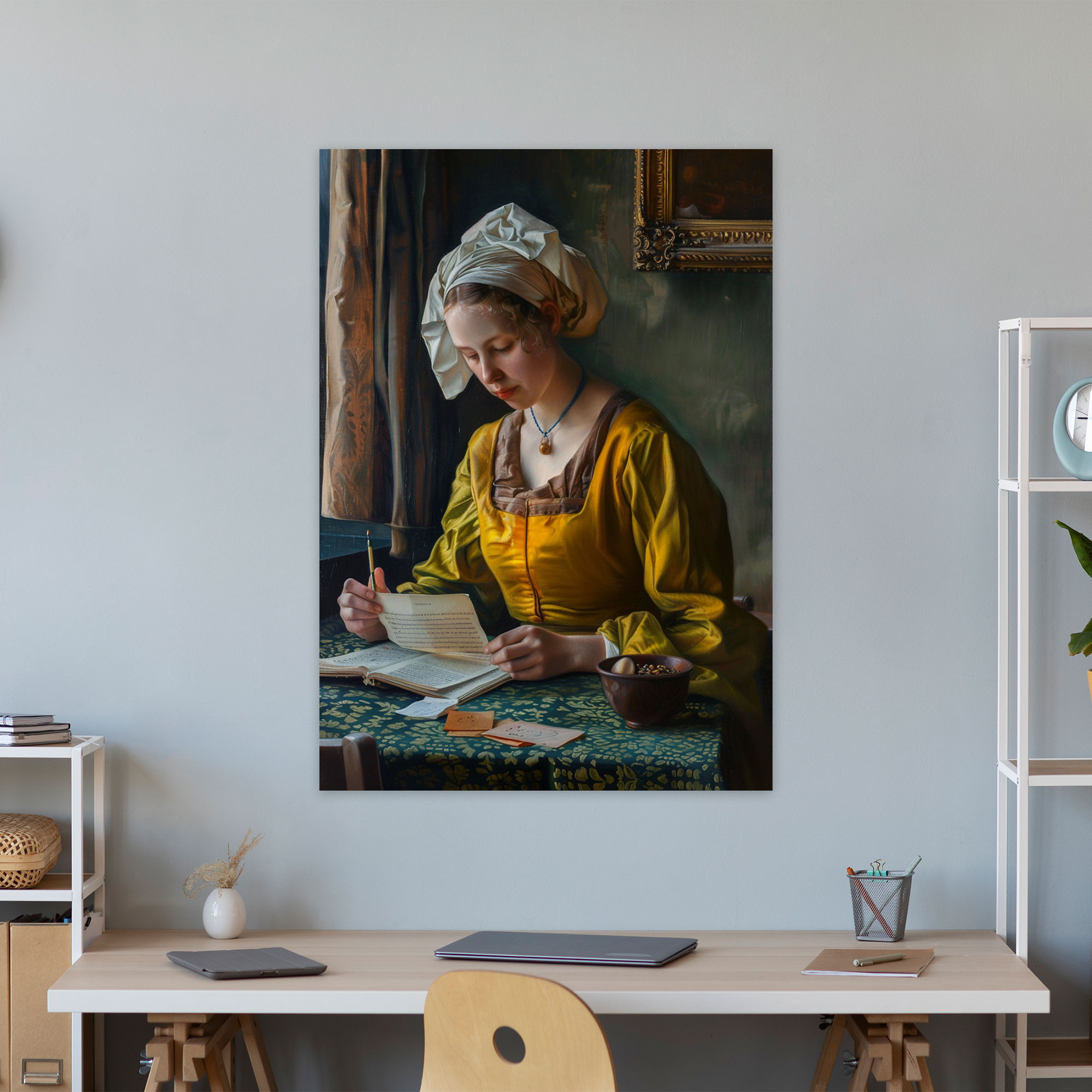 Johannes Vermeer Canvas Print - Johannes Vermeer, Canvas Wall Art, Johannes Vermeer, Canvas Print