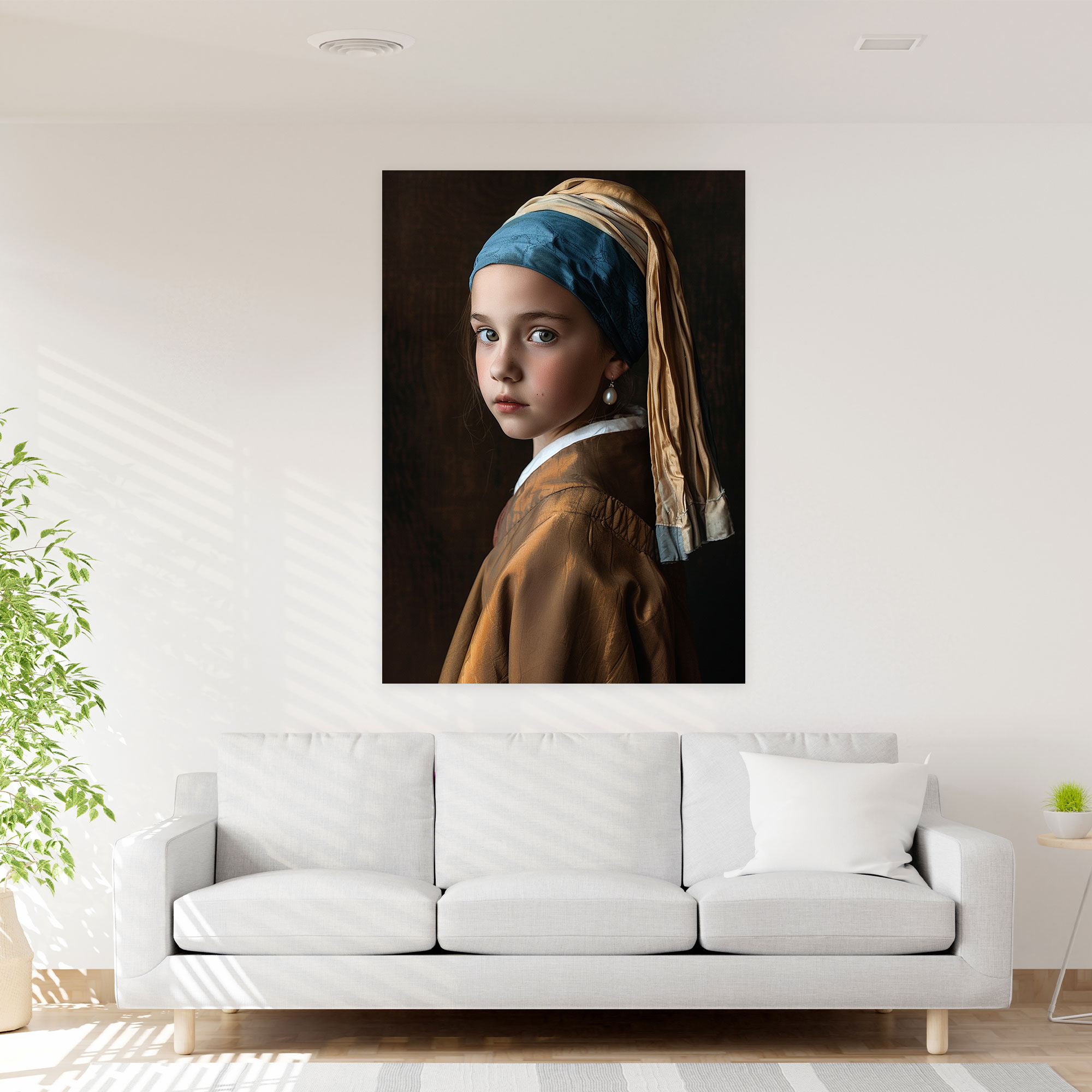 Johannes Vermeer Tablo Baskısı - Duvar Sanatı Kanvas Tablo Duvar Dekorasyonu