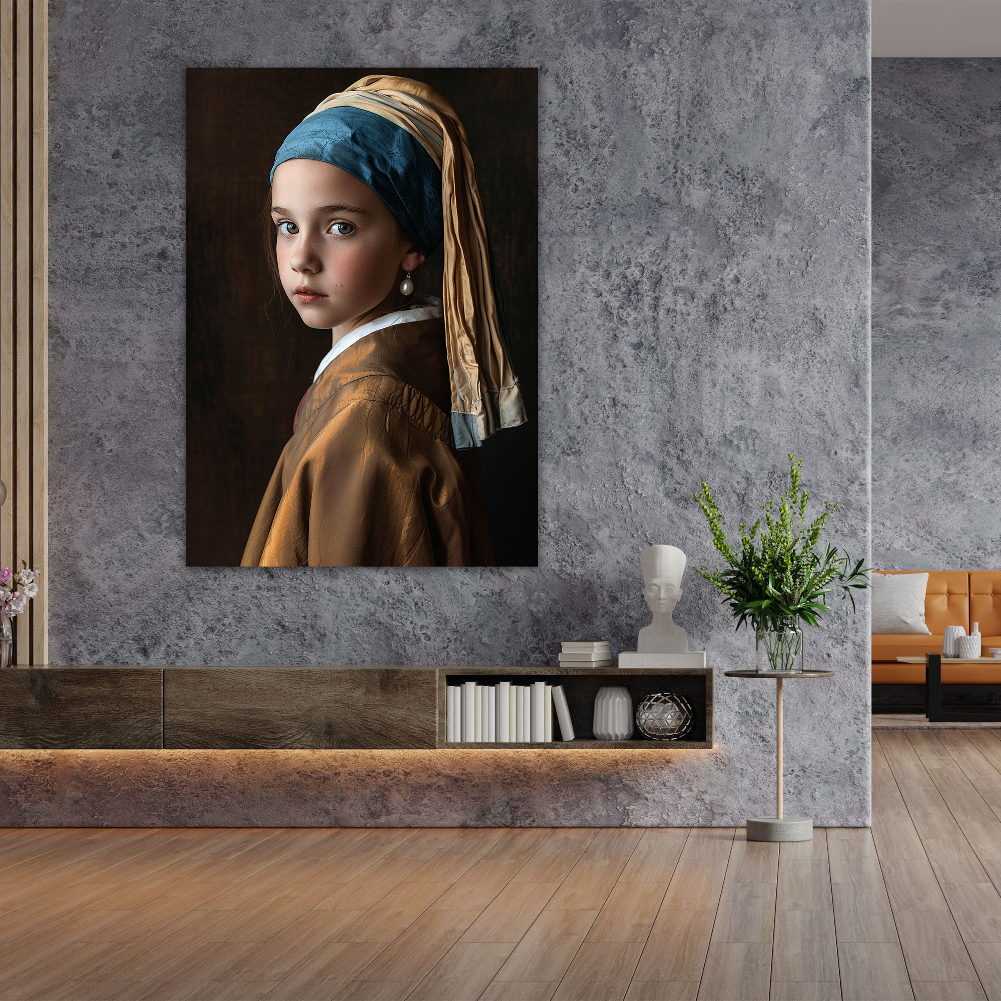 Johannes Vermeer Tablo Baskısı - Duvar Sanatı Kanvas Tablo Duvar Dekorasyonu