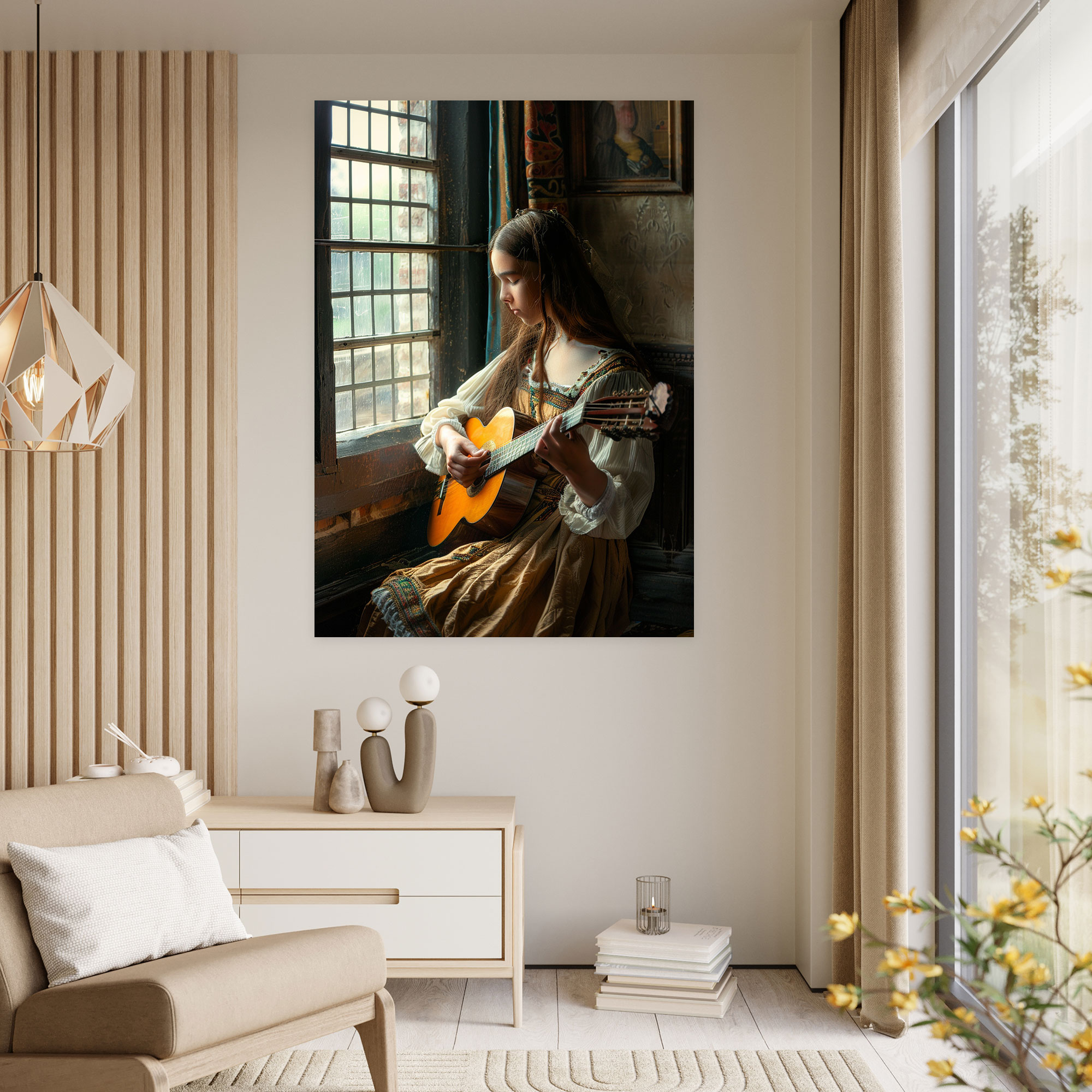 Johannes Vermeer Duvar Sanatı - Kanvas Tablo.