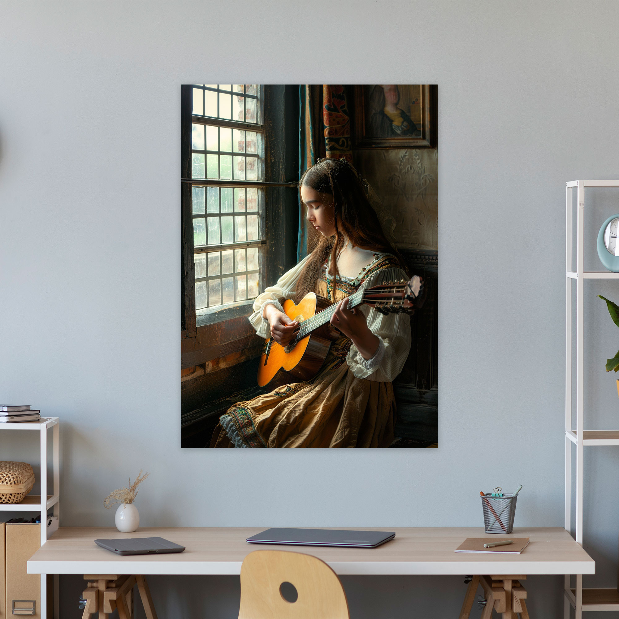 Johannes Vermeer Duvar Sanatı - Kanvas Tablo.