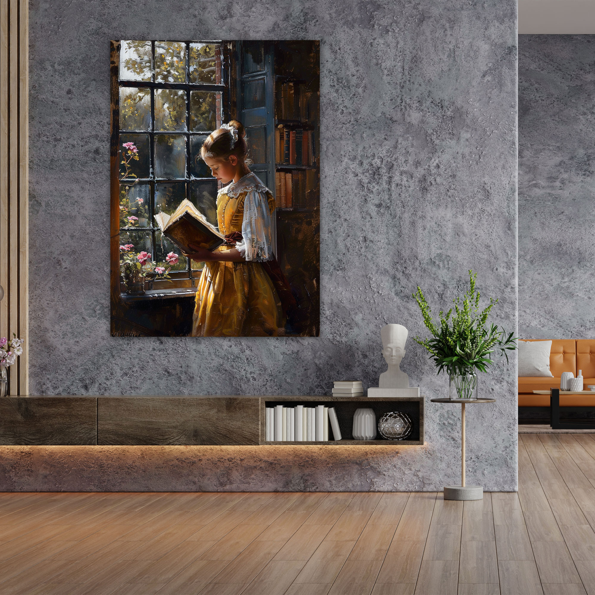 Johannes Vermeer Tablo - Kanvas Tablo Sanatı Duvar Dekorasyonu