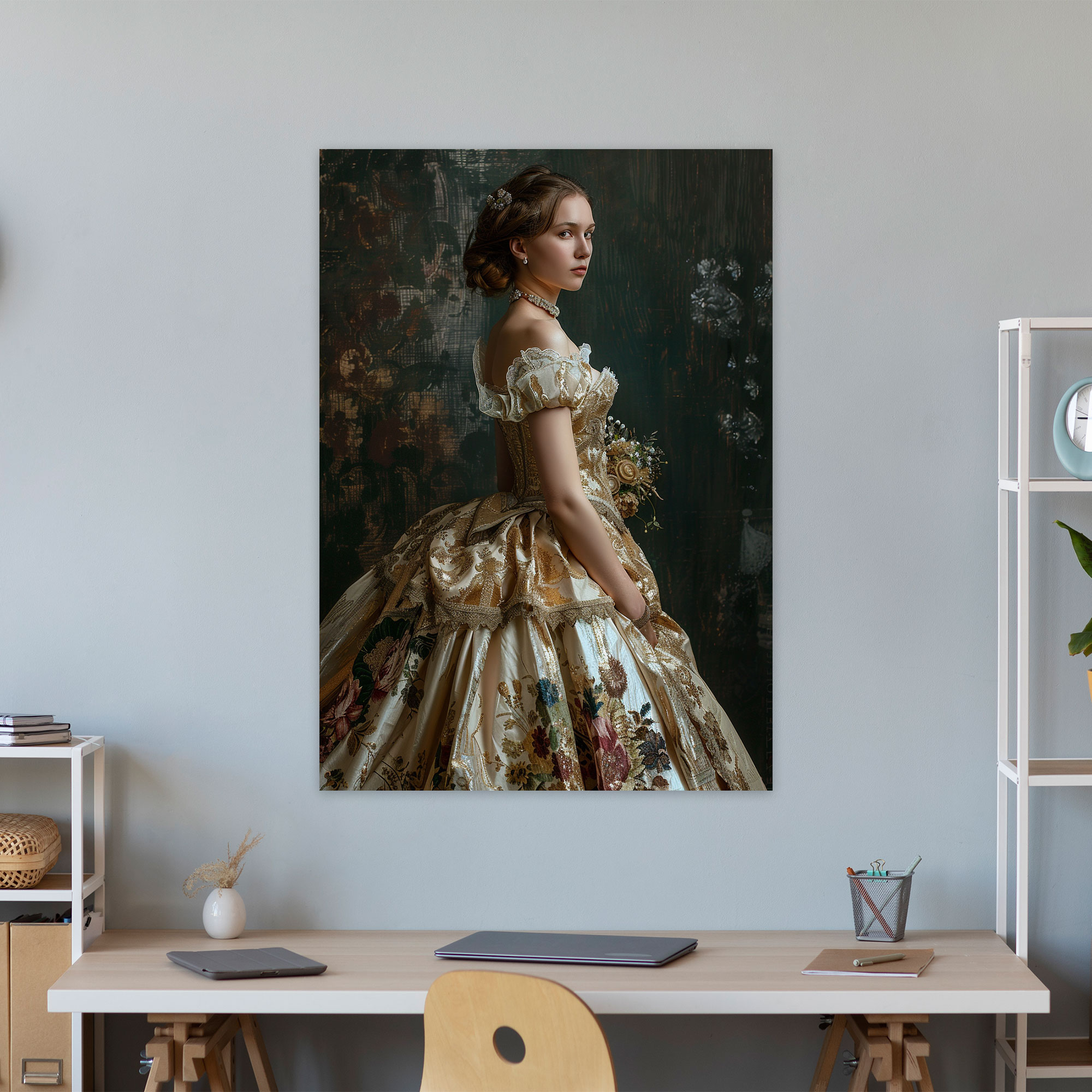 Johannes Vermeer Duvar Sanatı - Duvar Dekorasyonu Kanvas Tablo