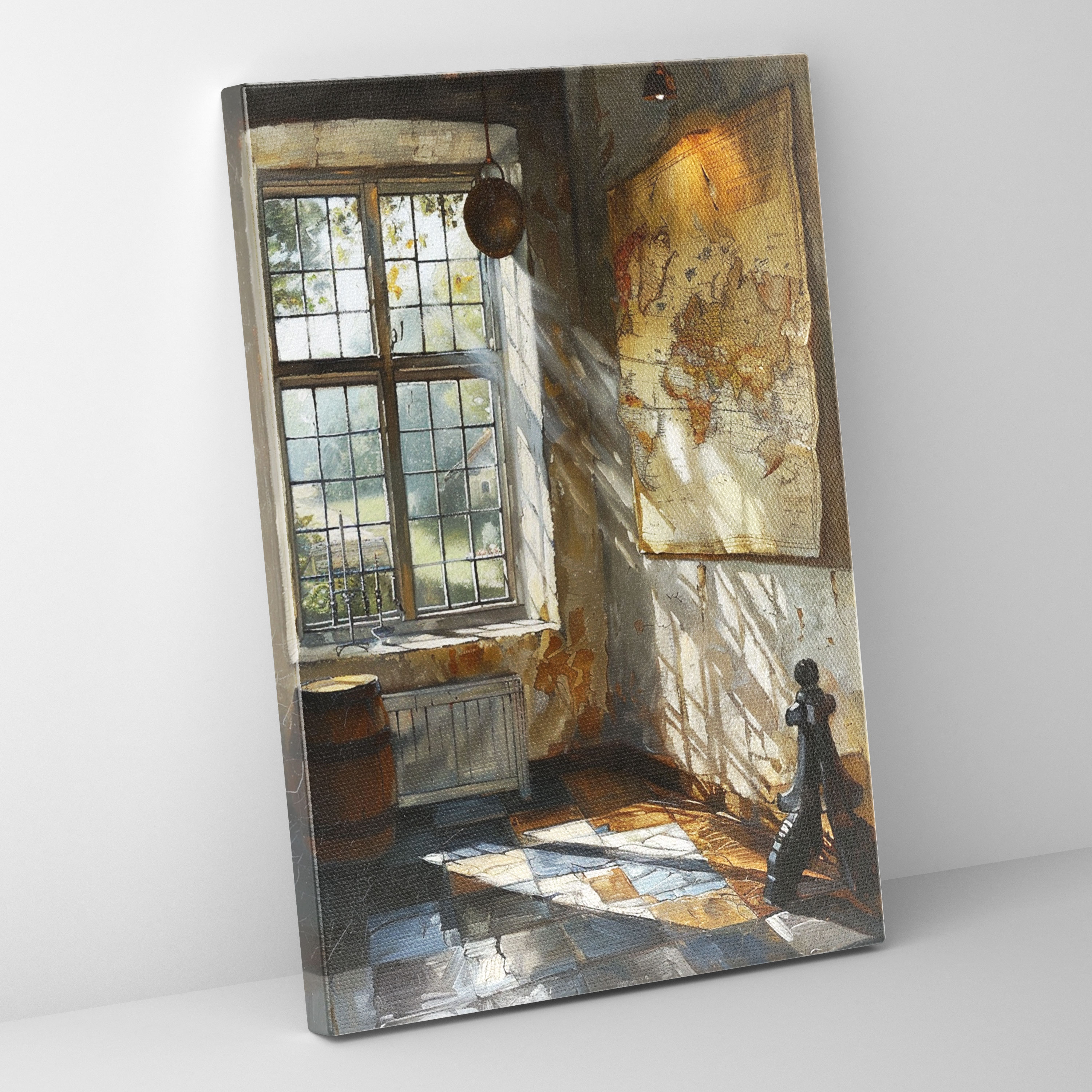 Johannes Vermeer Duvar Sanatı - Duvar Dekorasyonu Kanvas Tablo