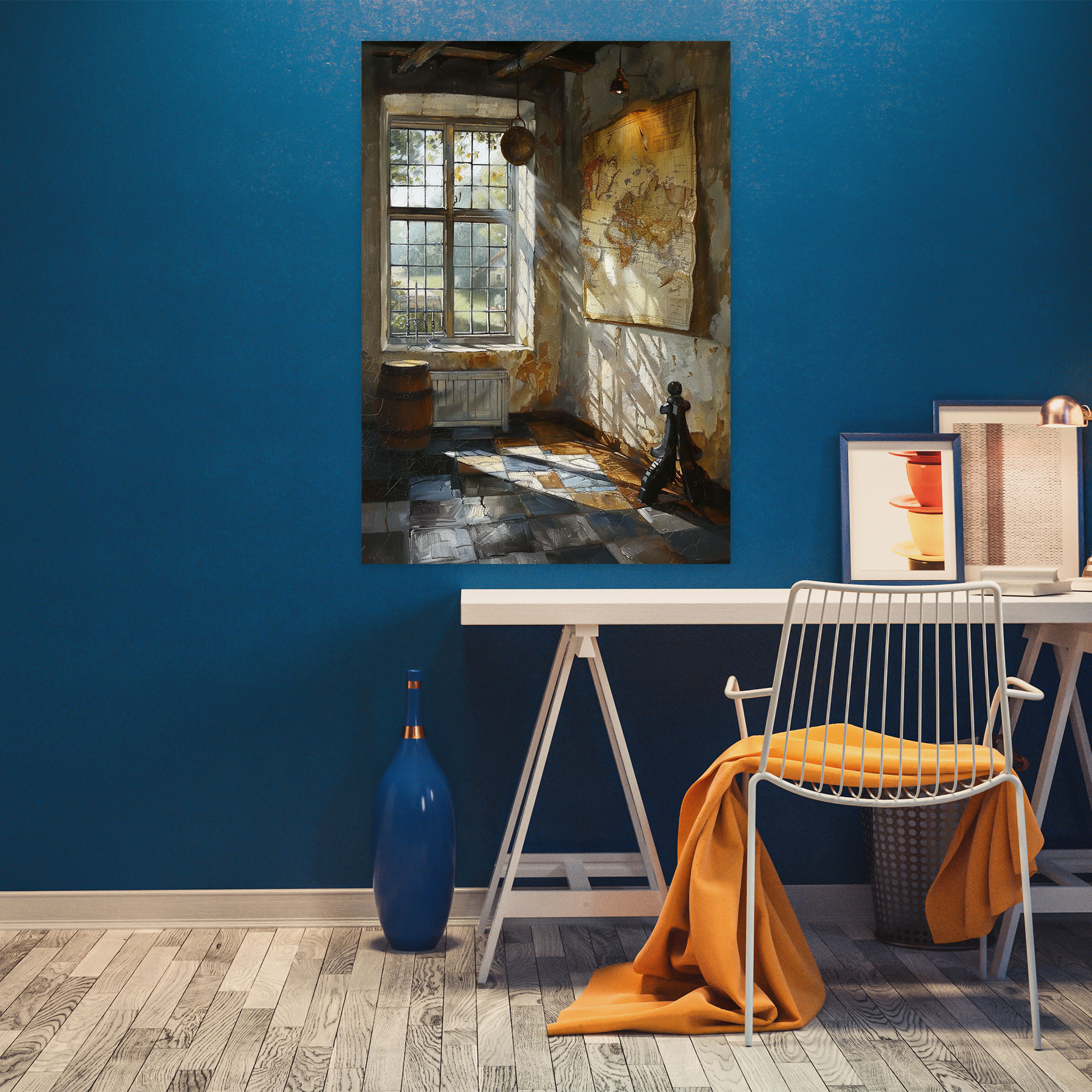 Johannes Vermeer Duvar Sanatı - Duvar Dekorasyonu Kanvas Tablo