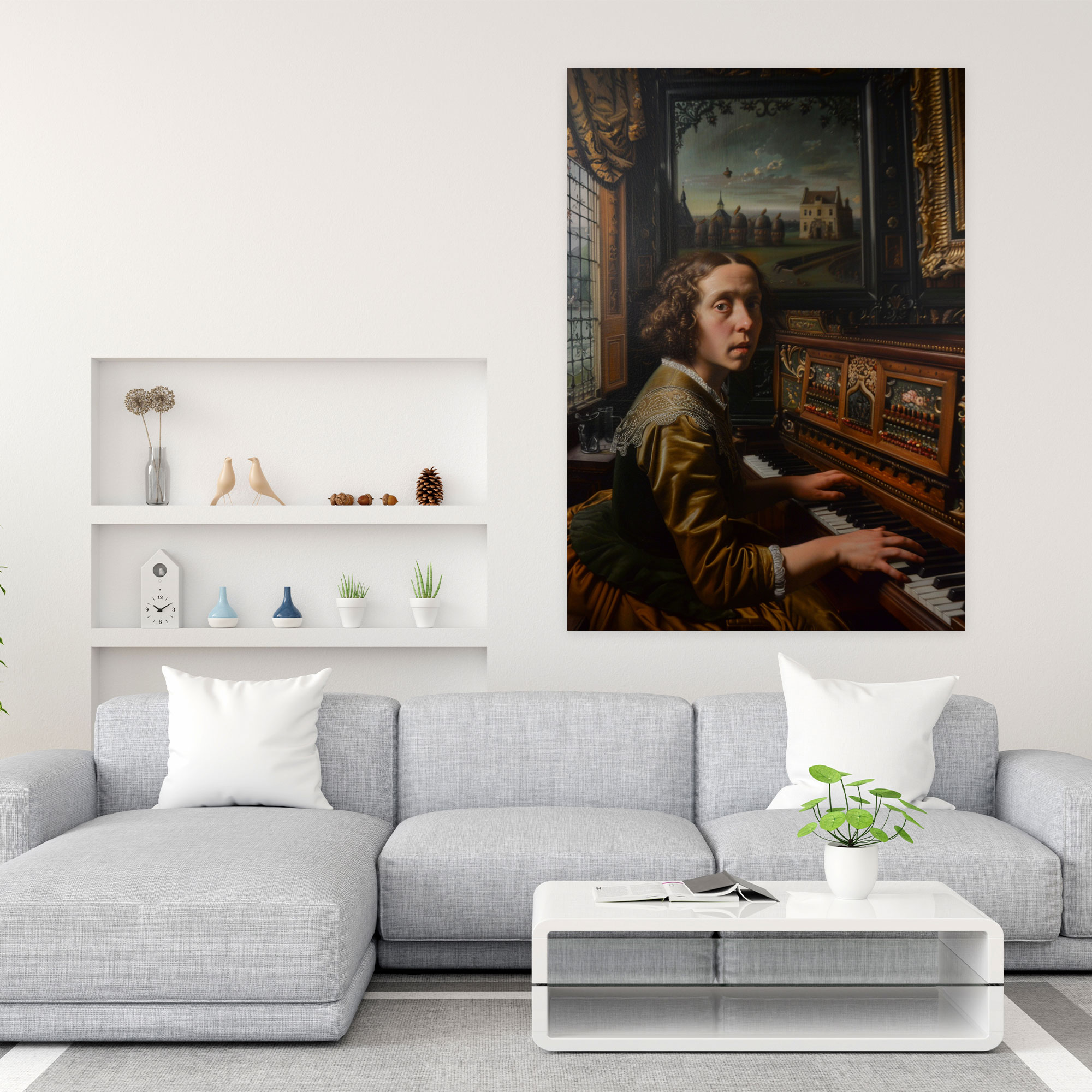 Johannes Vermeer Tablosu - Kanvas Tablo