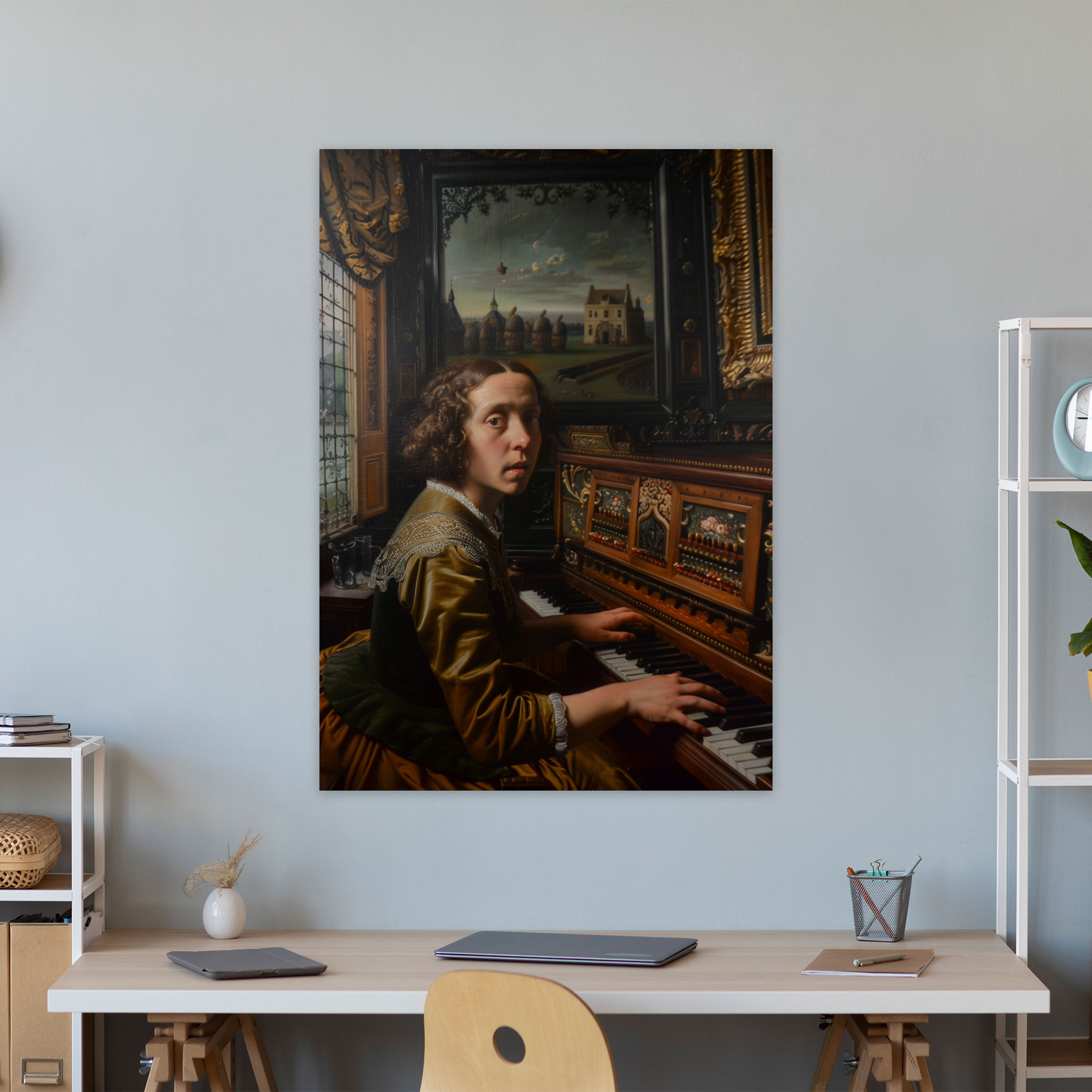 Johannes Vermeer Tablosu - Kanvas Tablo
