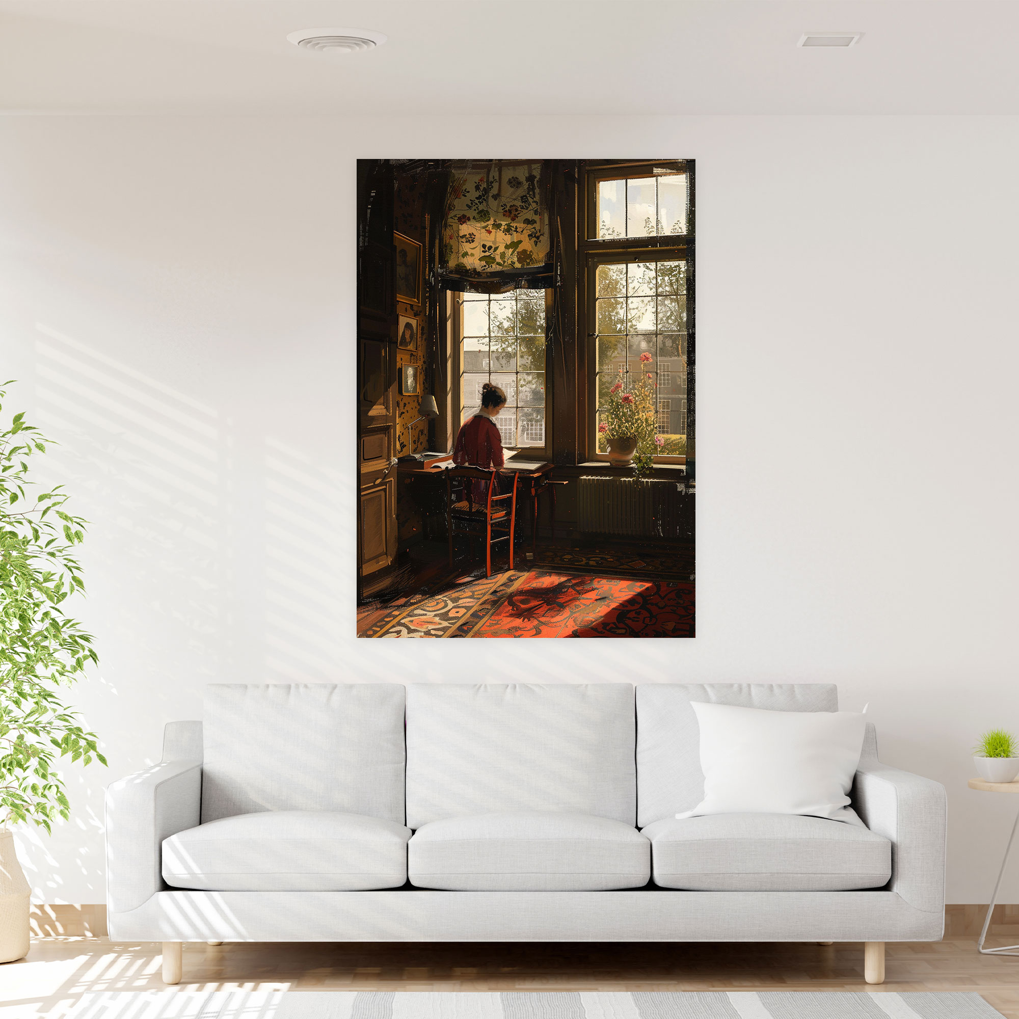 Johannes Vermeer Kanvas Tablo - Duvar Sanatı Johannes Vermeer