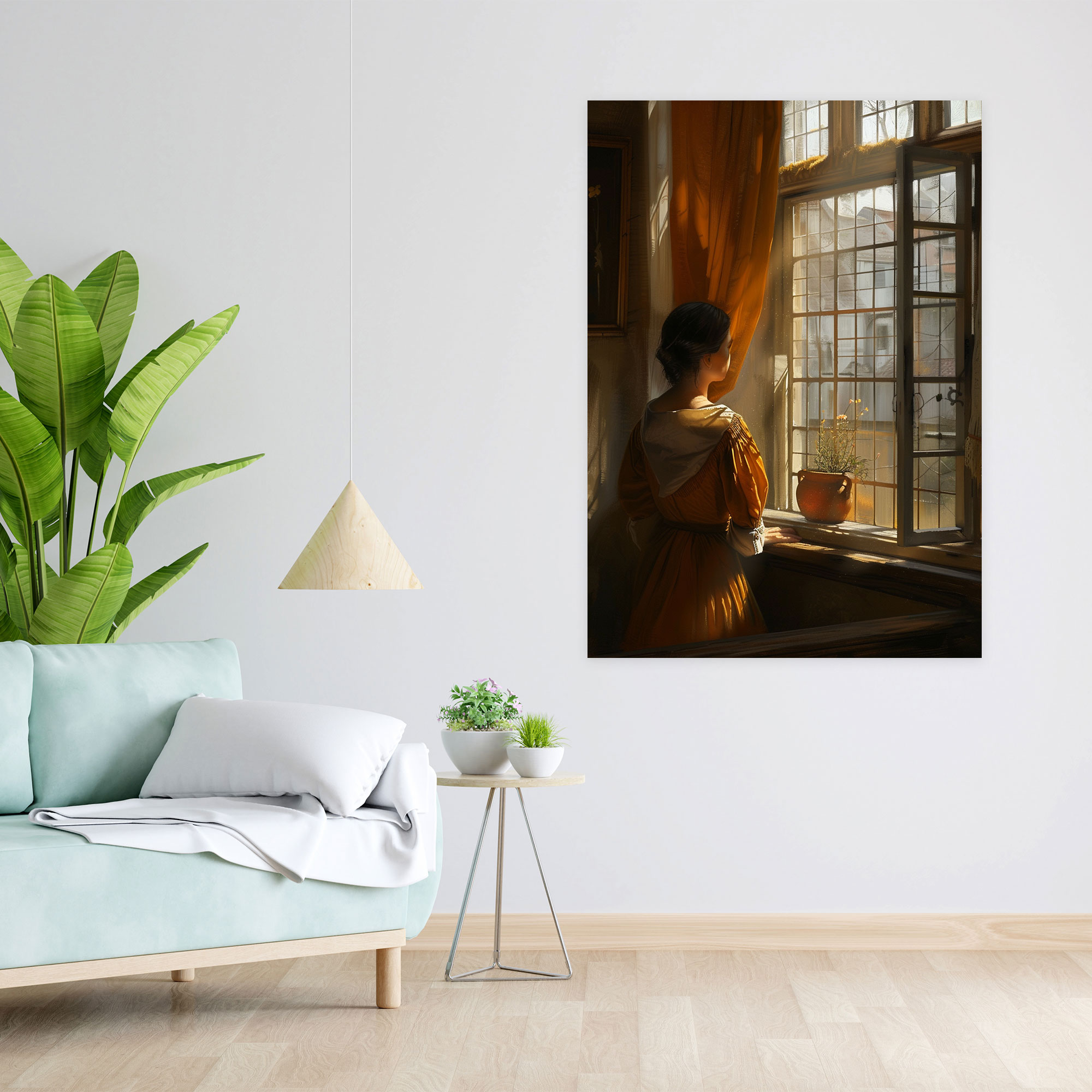 Johannes Vermeer Canvas Print - Johannes Vermeer, Wall Decoration, Canvas, Home Decoration
