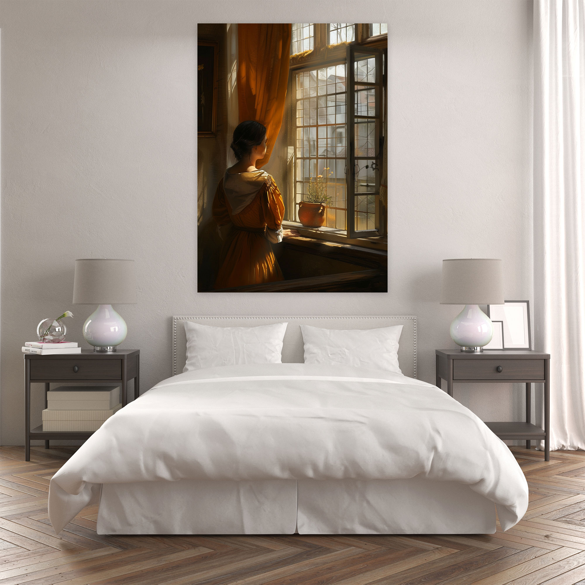Johannes Vermeer Canvas Print - Johannes Vermeer, Wall Decoration, Canvas, Home Decoration