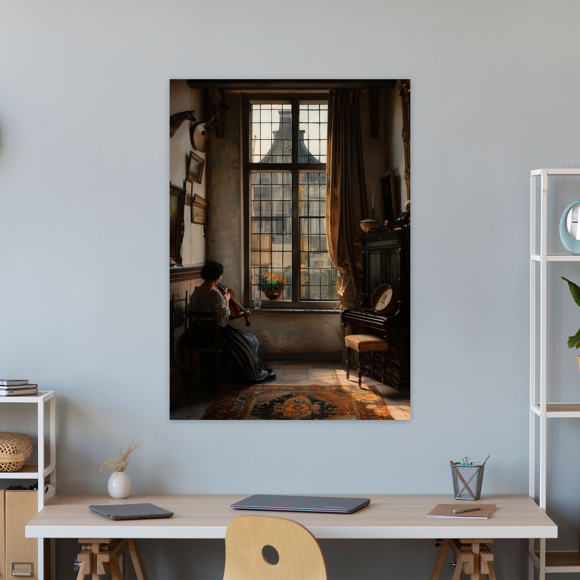 Johannes Vermeer Canvas Print - Johannes Vermeer, Johannes Vermeer, Home Decoration, Canvas Wall Art