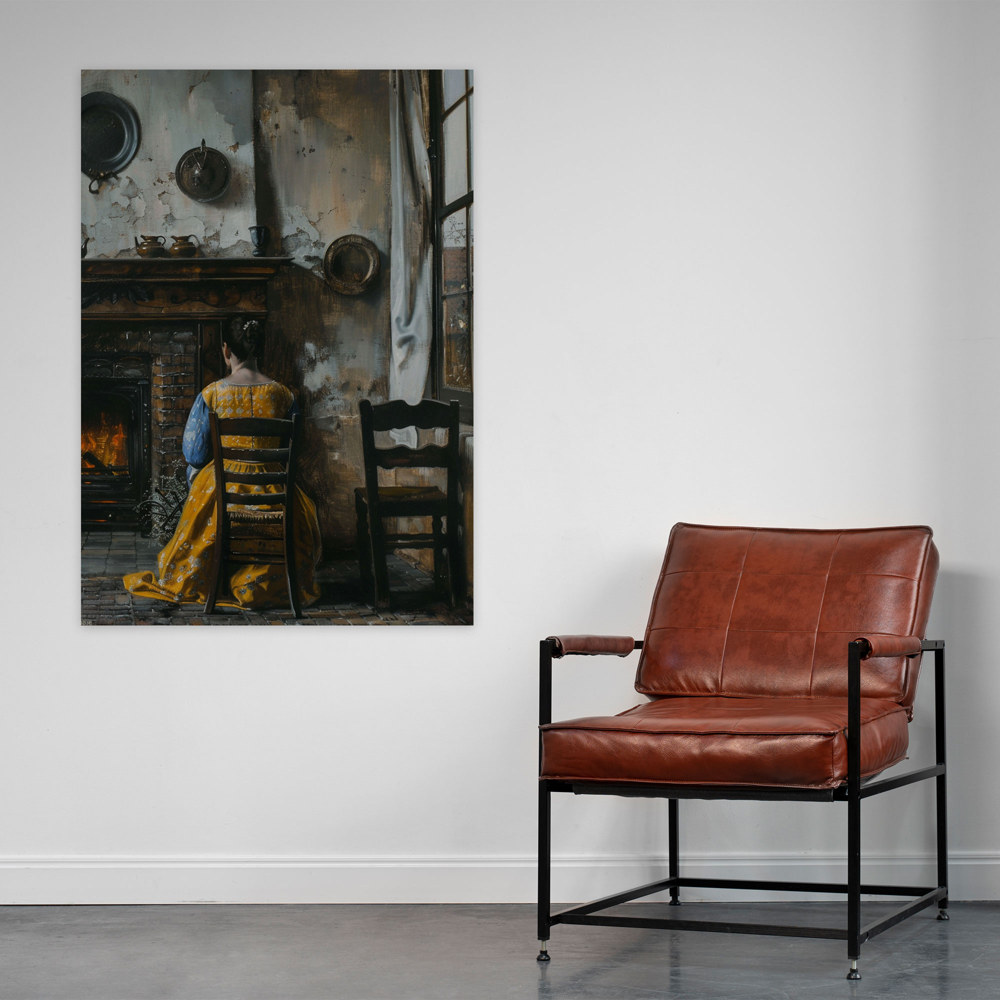 Johannes Vermeer Kanvas Tablo - Duvar Dekorasyonu için Johannes Vermeer Kanvas Duvar Sanatı