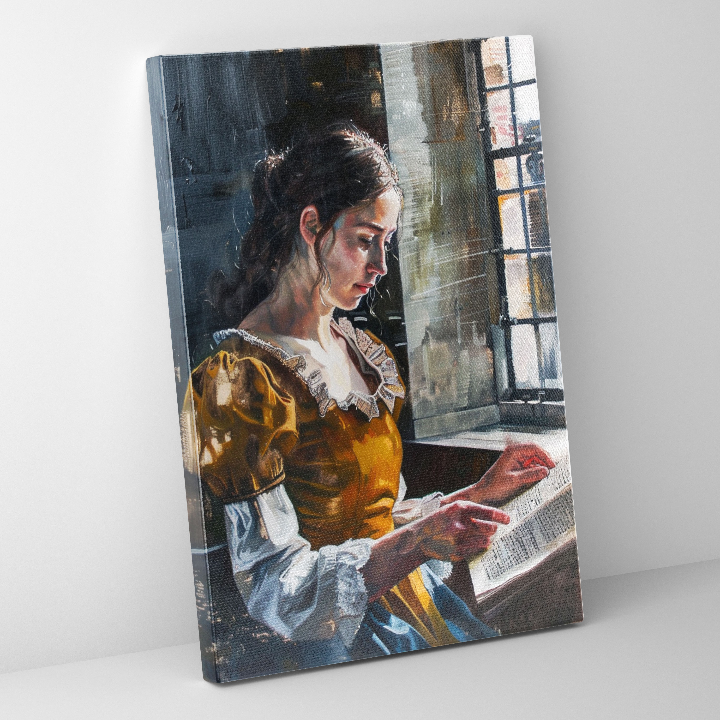 Johannes Vermeer Tablosu - Kanvas Duvar Sanatı