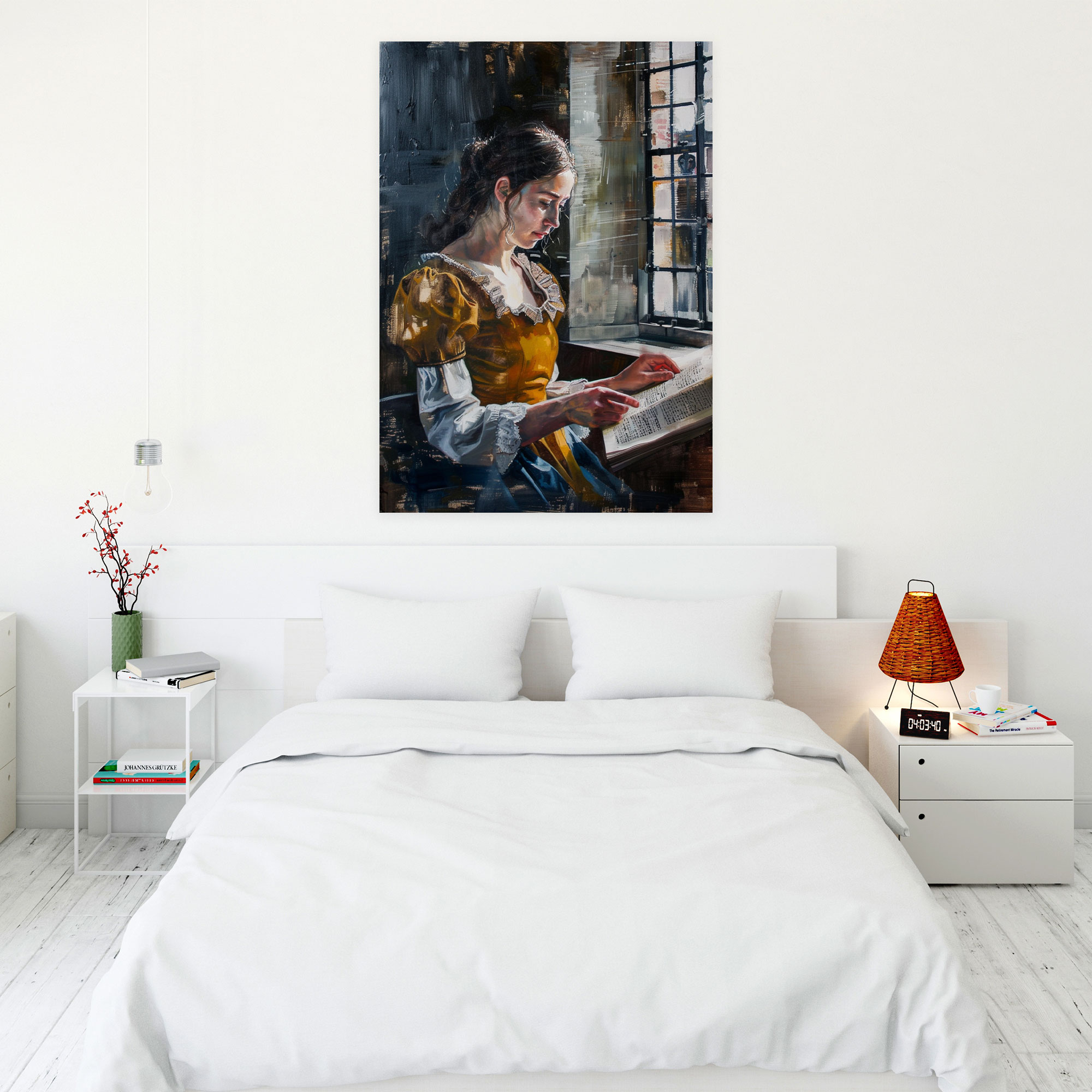 Johannes Vermeer Tablosu - Kanvas Duvar Sanatı