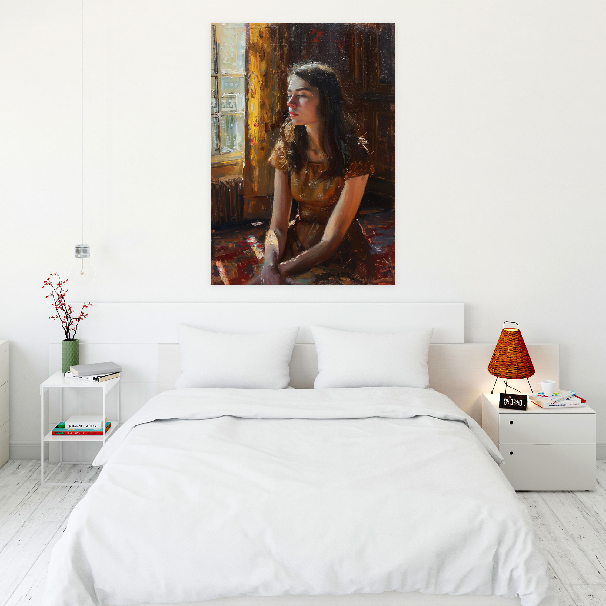Johannes Vermeer Kanvas Tablo Duvar Sanatı - Duvar Dekorasyonu