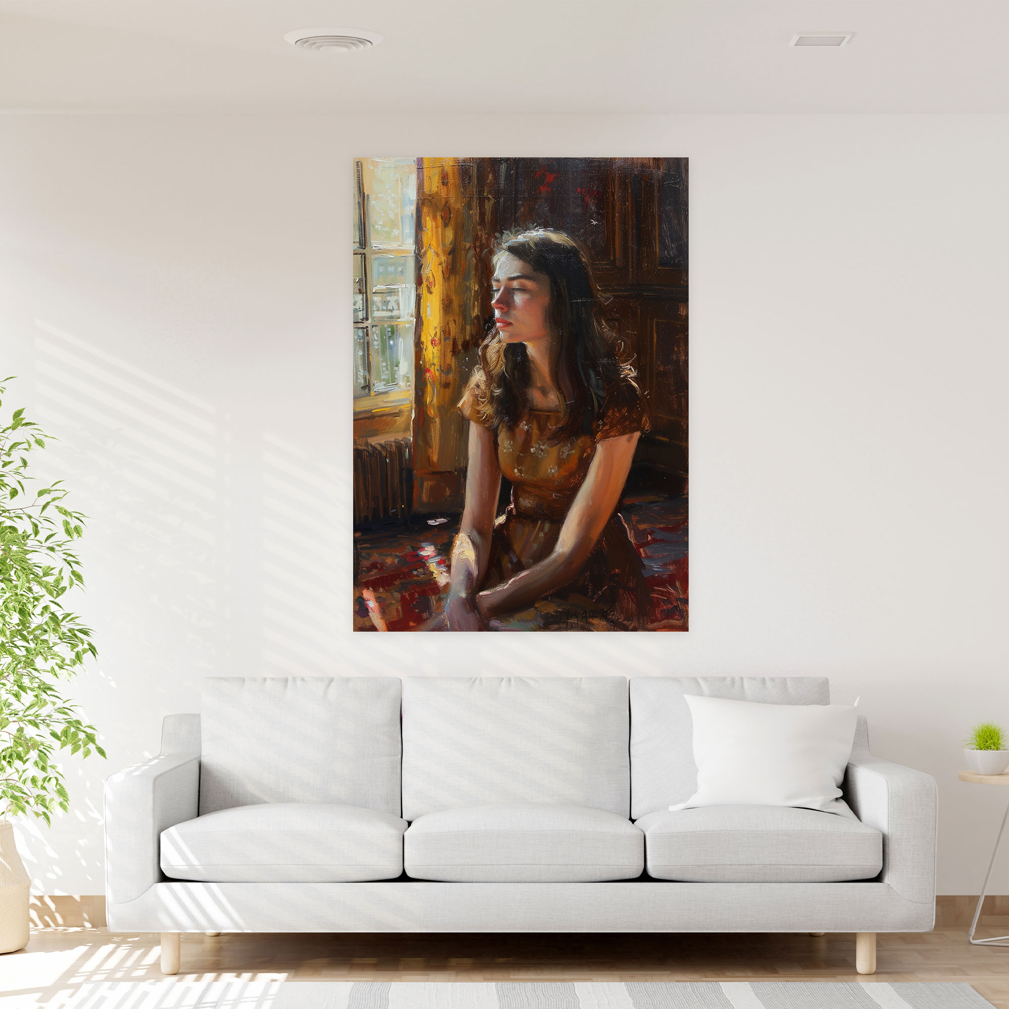 Johannes Vermeer Kanvas Tablo Duvar Sanatı - Duvar Dekorasyonu