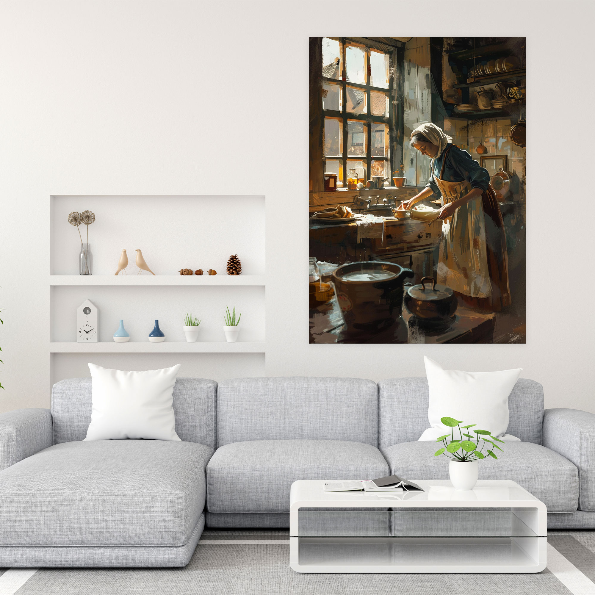 Johannes Vermeer Wall Decoration Canvas Print - Johannes Vermeer, Johannes Vermeer, Canvas Print, Wall Decoration