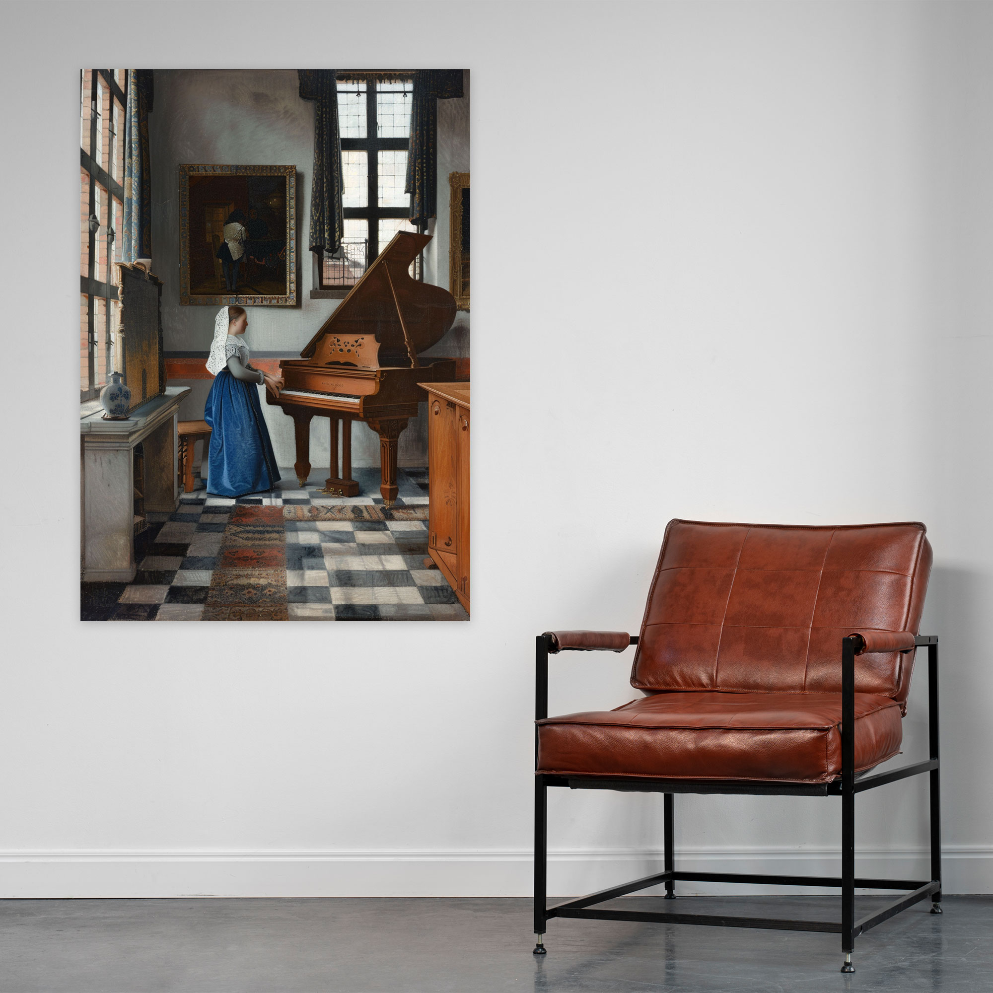Johannes Vermeer Canvas Print Wall Decoration - Johannes Vermeer, Canvas Print, Johannes Vermeer, Home Decoration