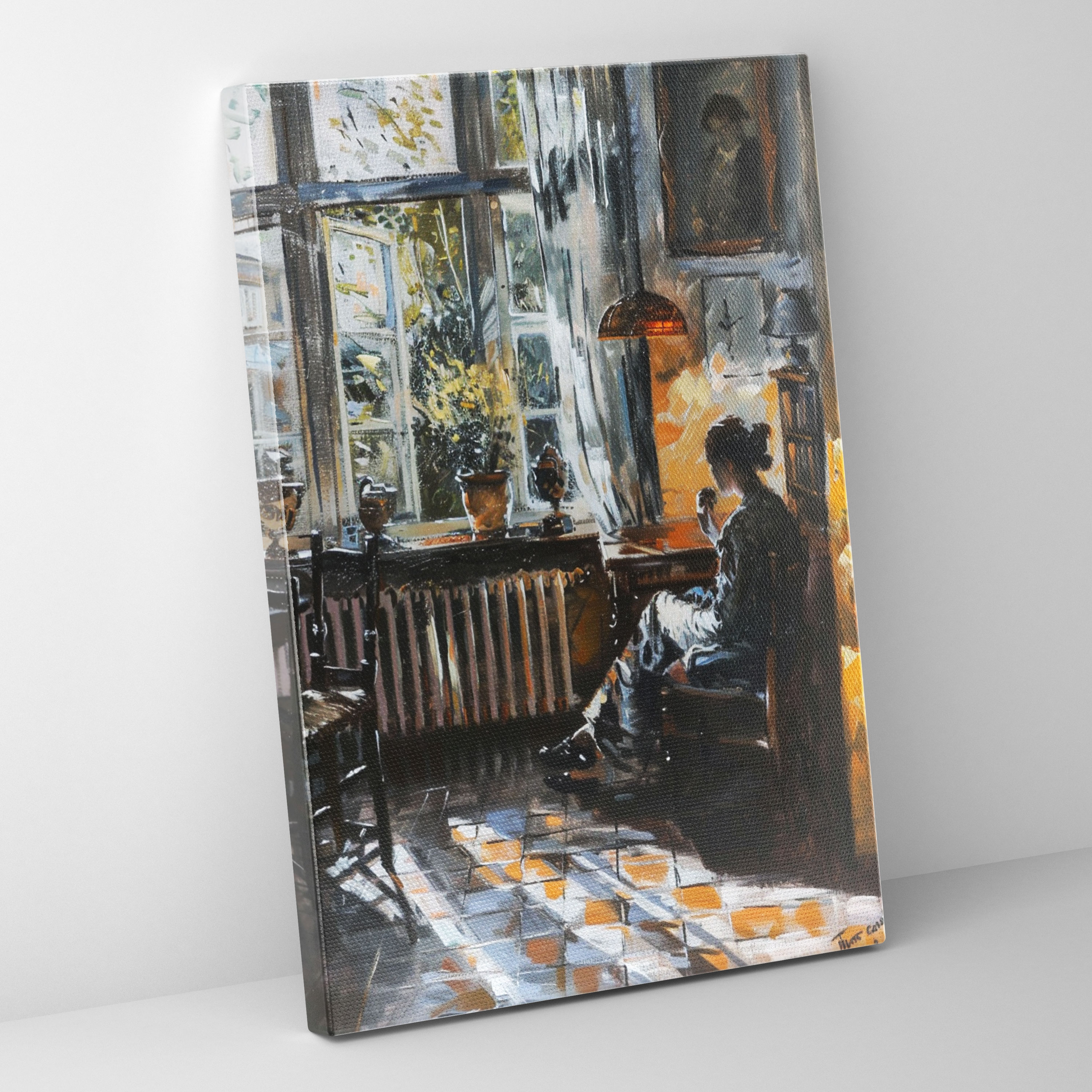 Johannes Vermeer Kanvas Tablo Duvar Sanatı - Duvar Dekorasyonu Ev Dekorasyonu