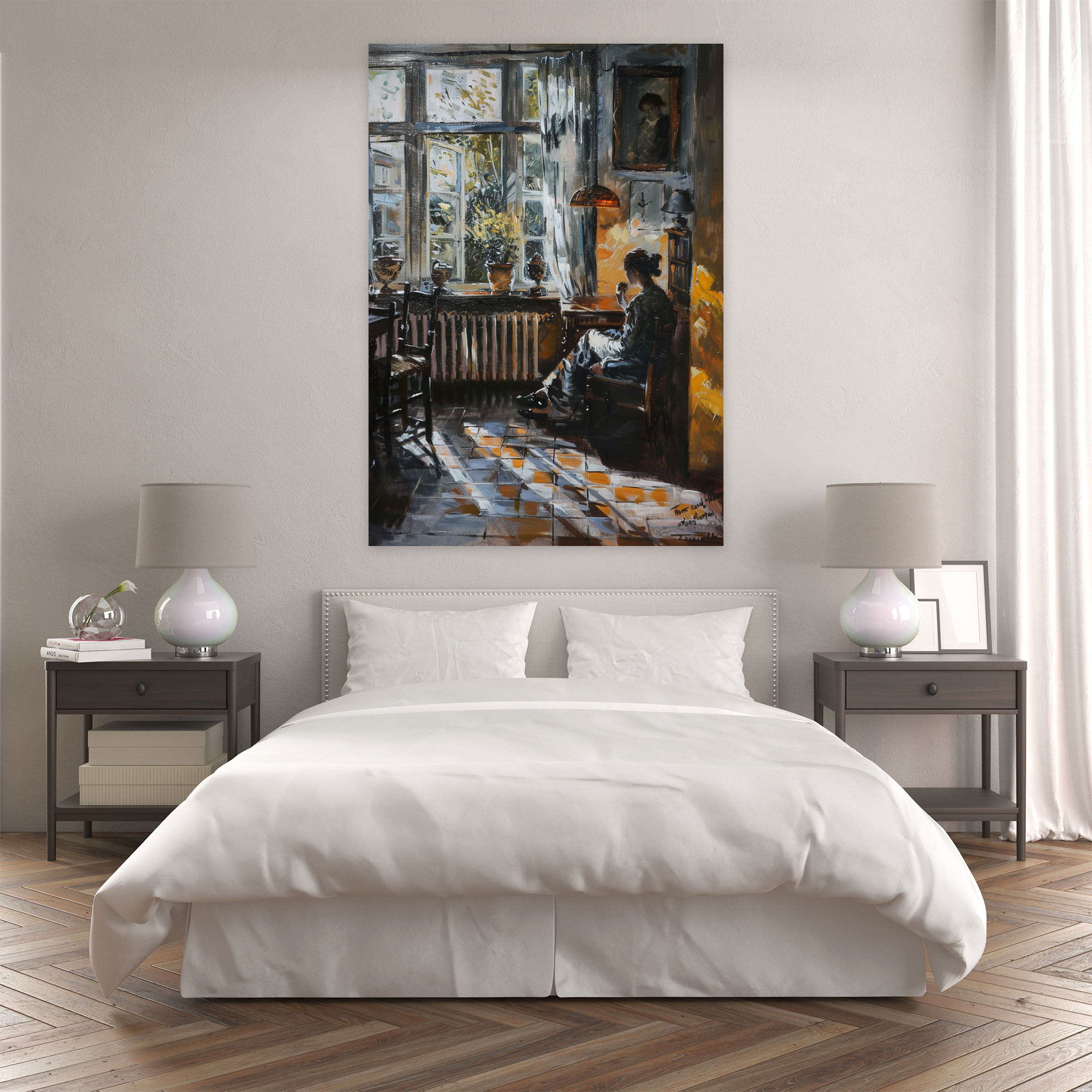Johannes Vermeer Kanvas Tablo Duvar Sanatı - Duvar Dekorasyonu Ev Dekorasyonu
